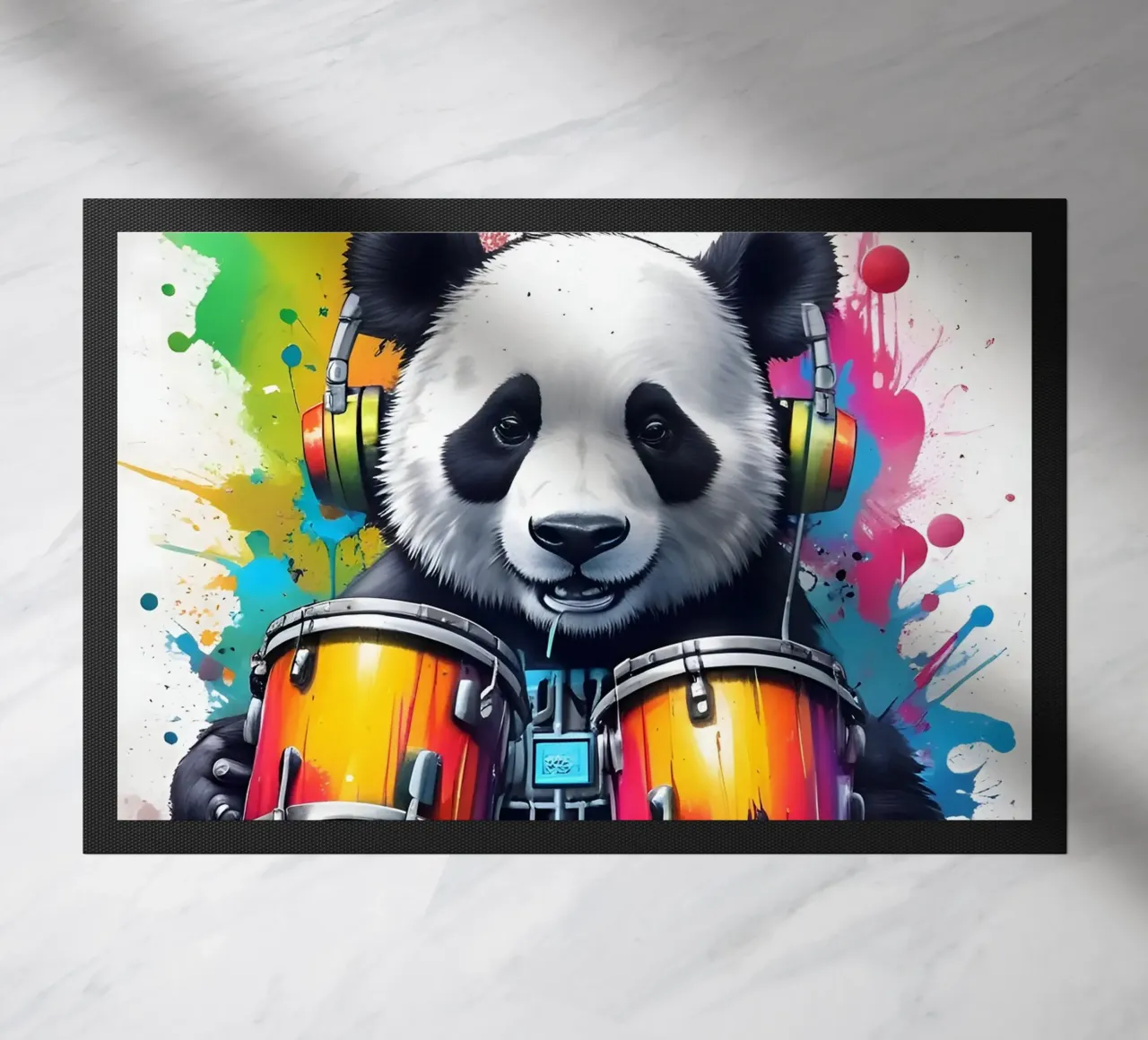 Panda e tamburi zerbino da MakArena