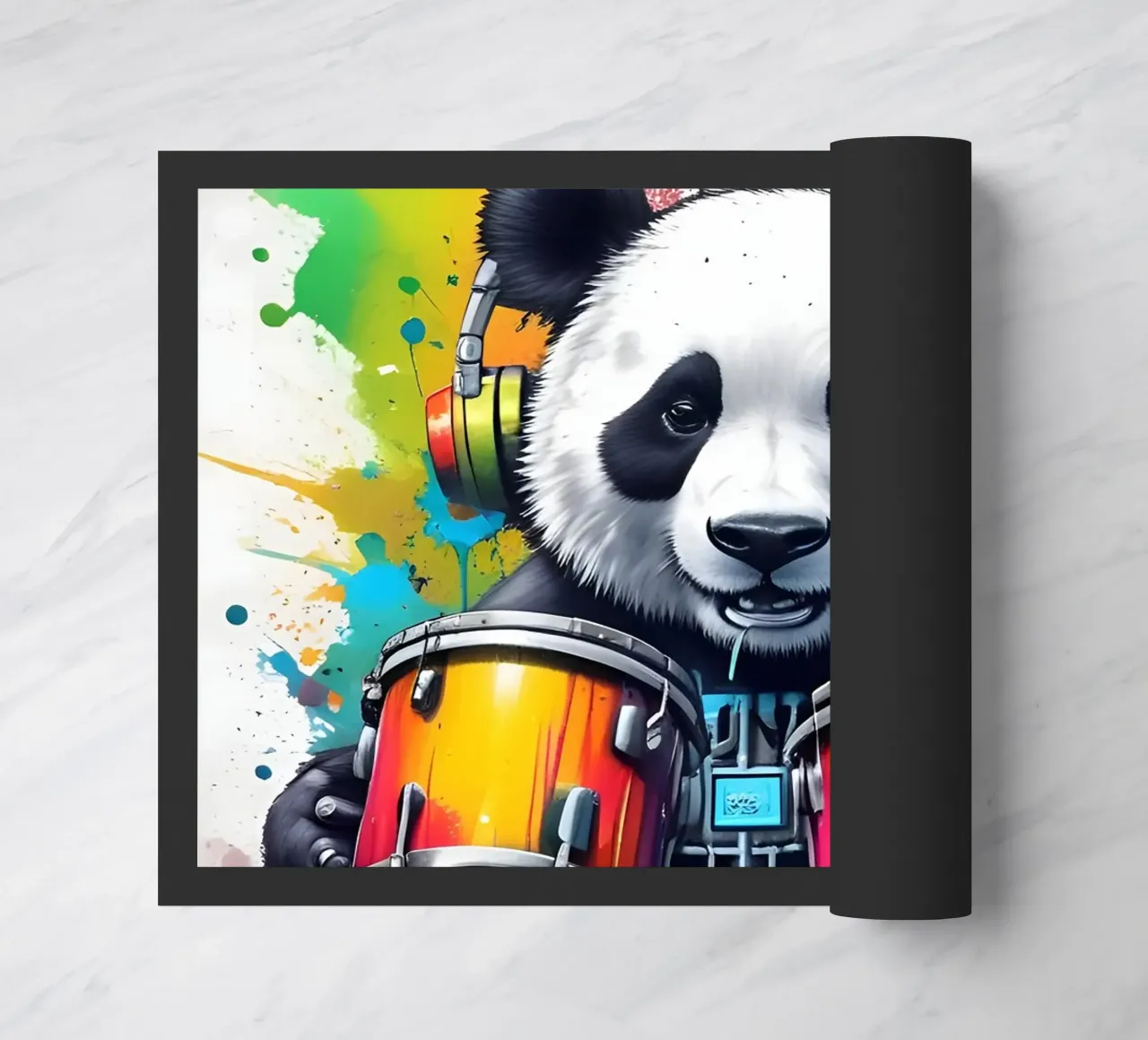 Panda e tamburi zerbino da MakArena