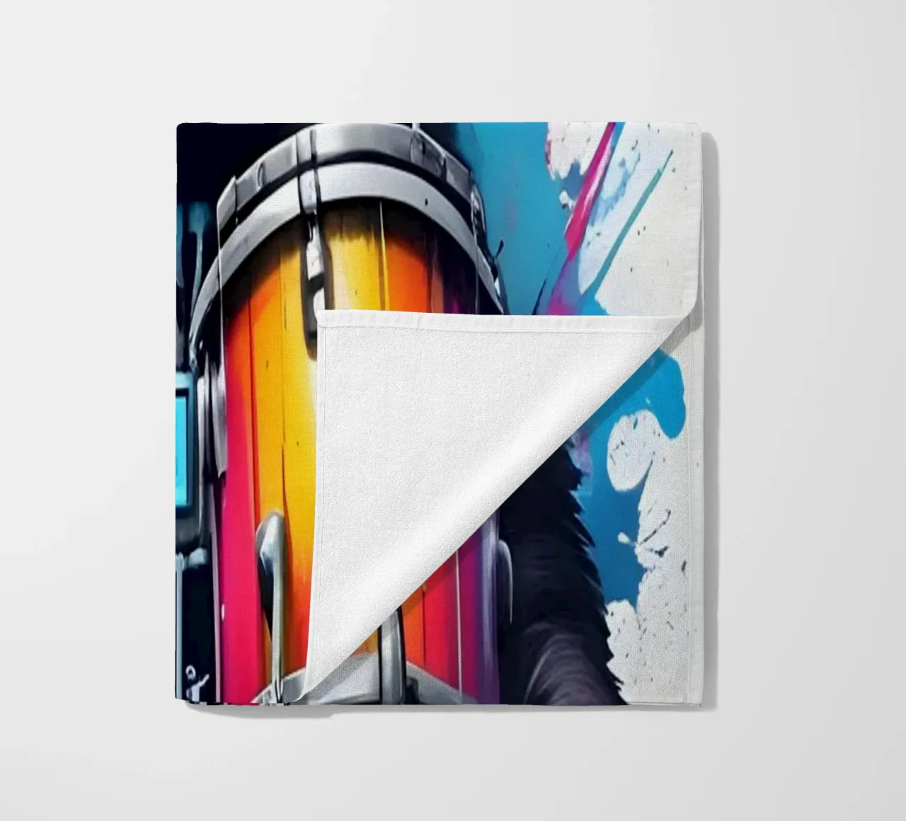 Panda e tamburi telo mare da MakArena