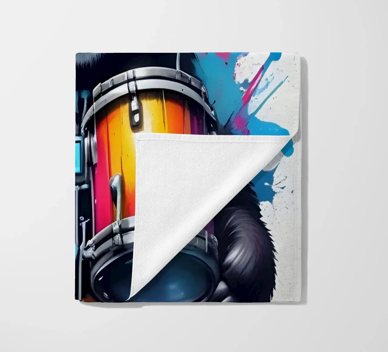 Panda e tamburi telo mare da MakArena