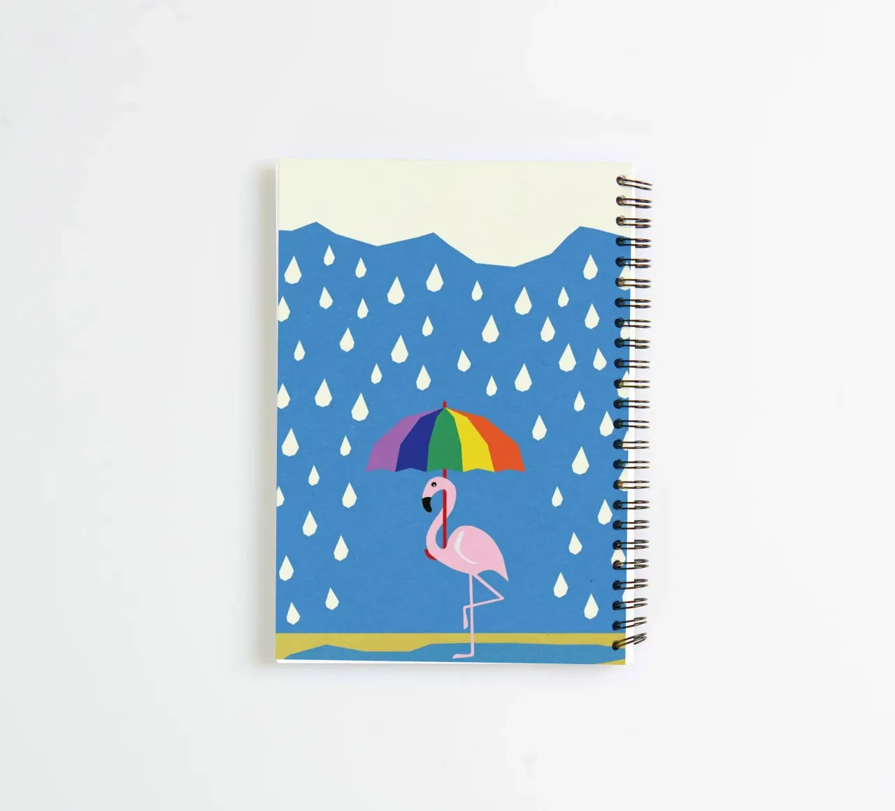 Flamingo de Umbrella spiral notebook by Rosi Feist