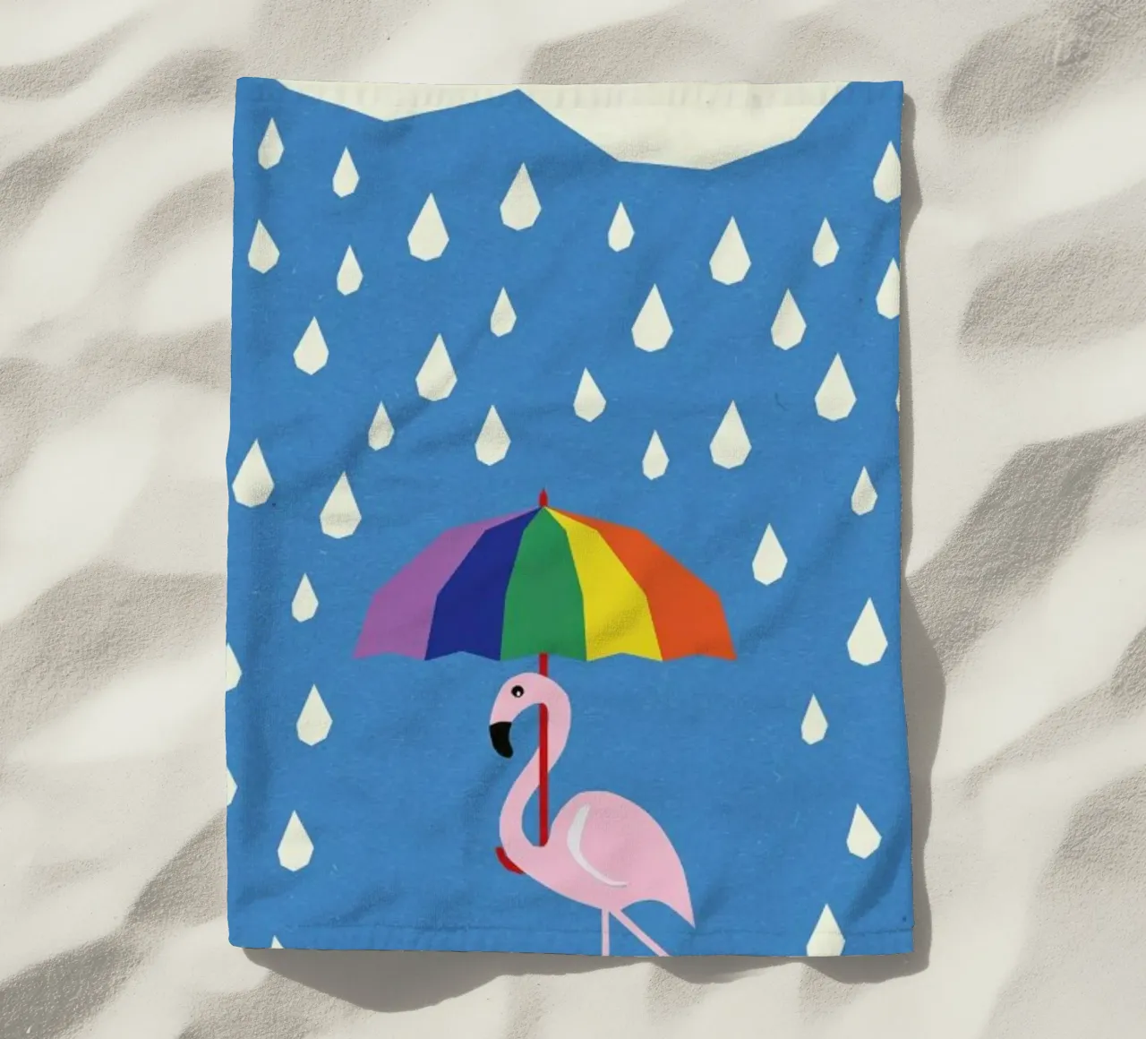 Flamingo de Umbrella telo mare da Rosi Feist