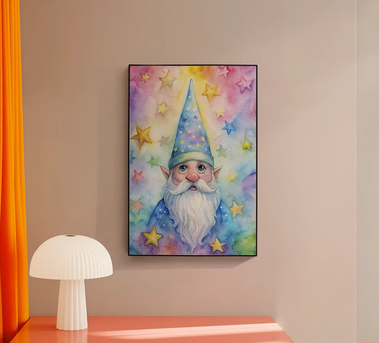 Nome in acquerello plexiglass da 🎁 ARTVI-SHOP