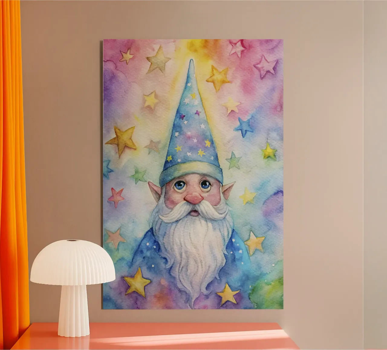 Nome in acquerello alluminio dibond da 🎁 ARTVI-SHOP