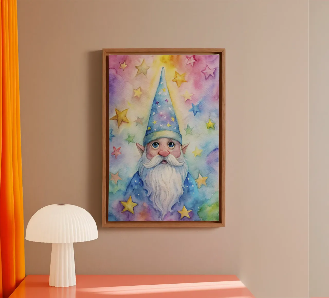 Nome in acquerello tela da 🎁 ARTVI-SHOP