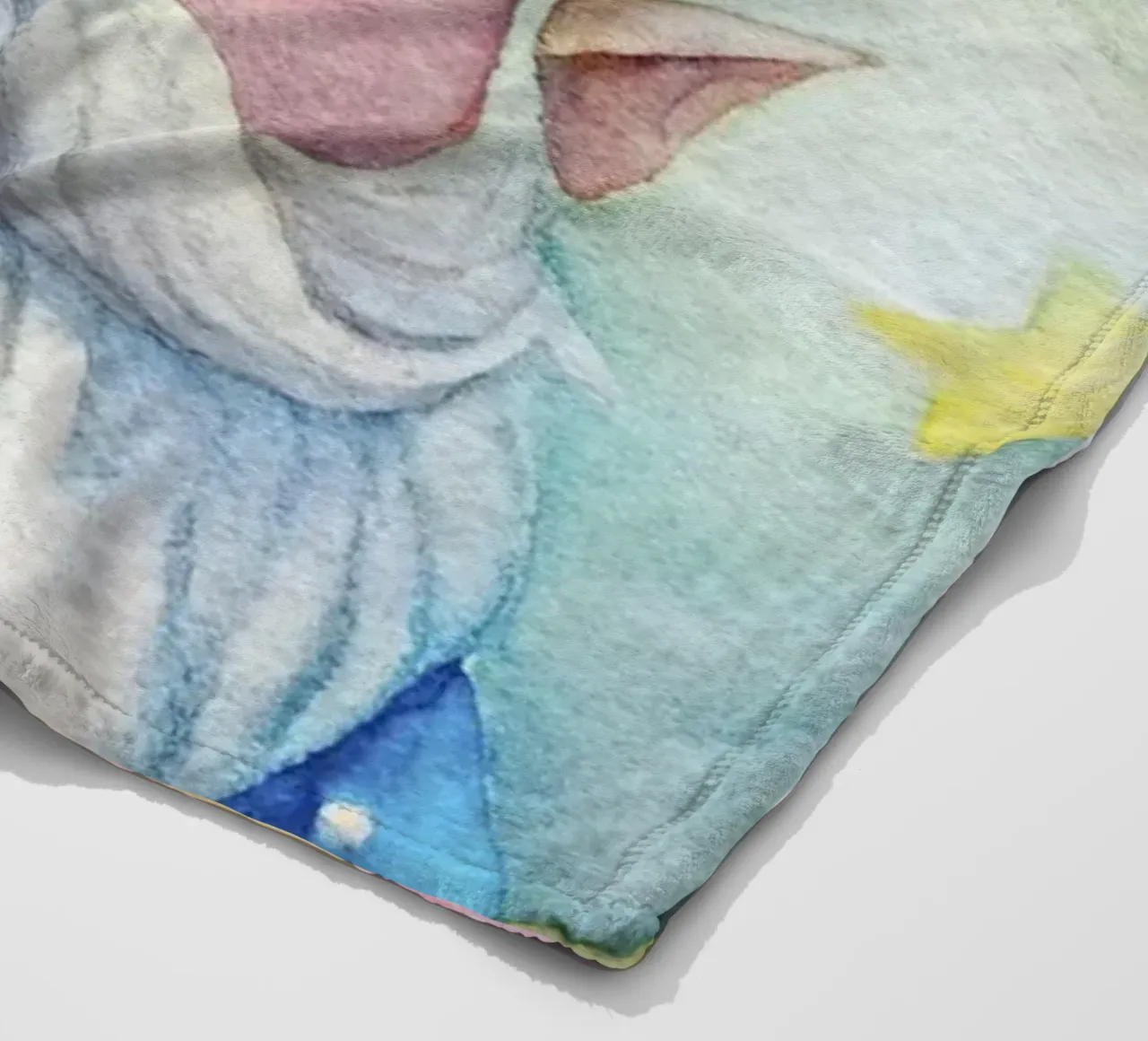 Nome in acquerello coperta in pile da 🎁 ARTVI-SHOP