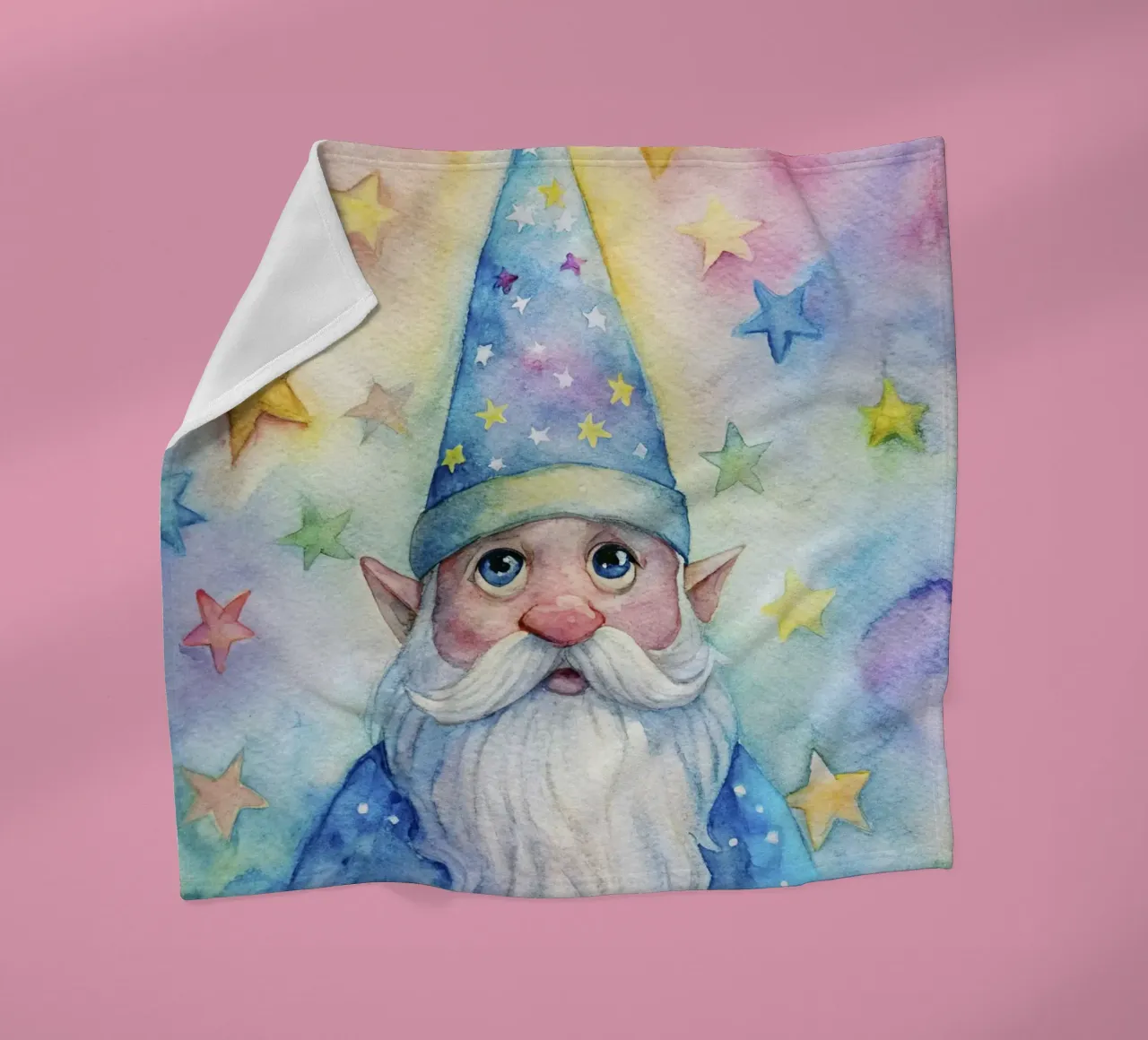 Nome in acquerello coperta in pile da 🎁 ARTVI-SHOP
