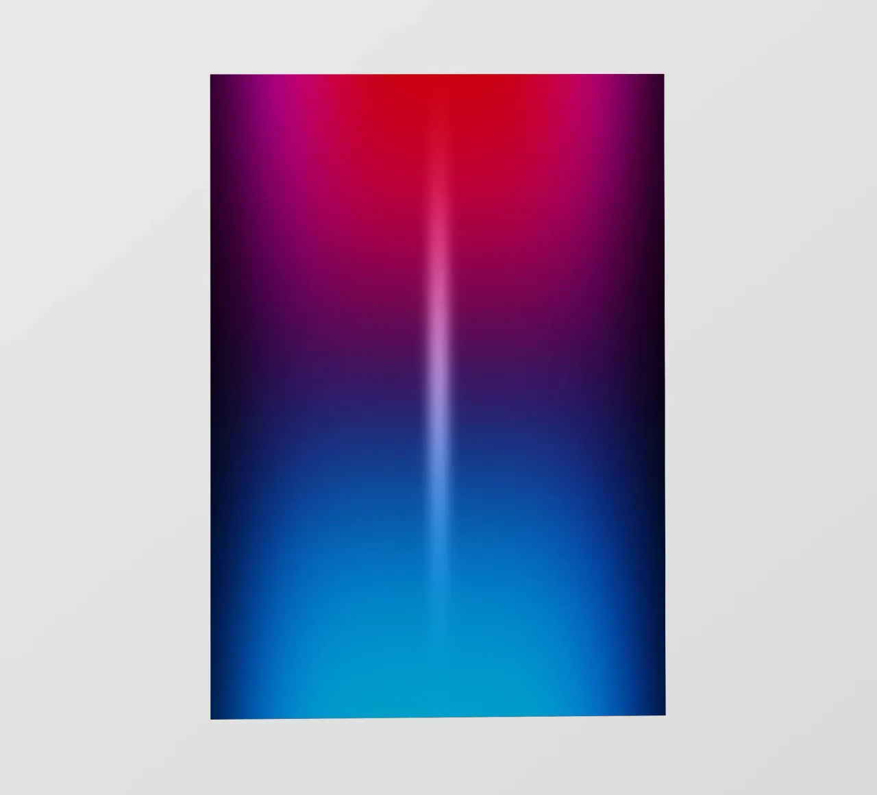 Gradient blue and red pellicola backlit da Flo Klein