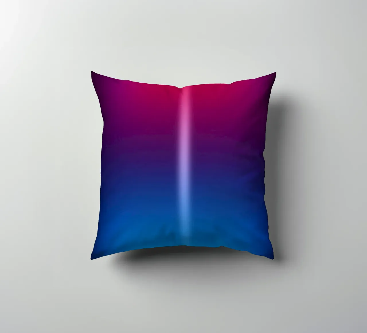Gradient blue and red cuscino da Flo Klein