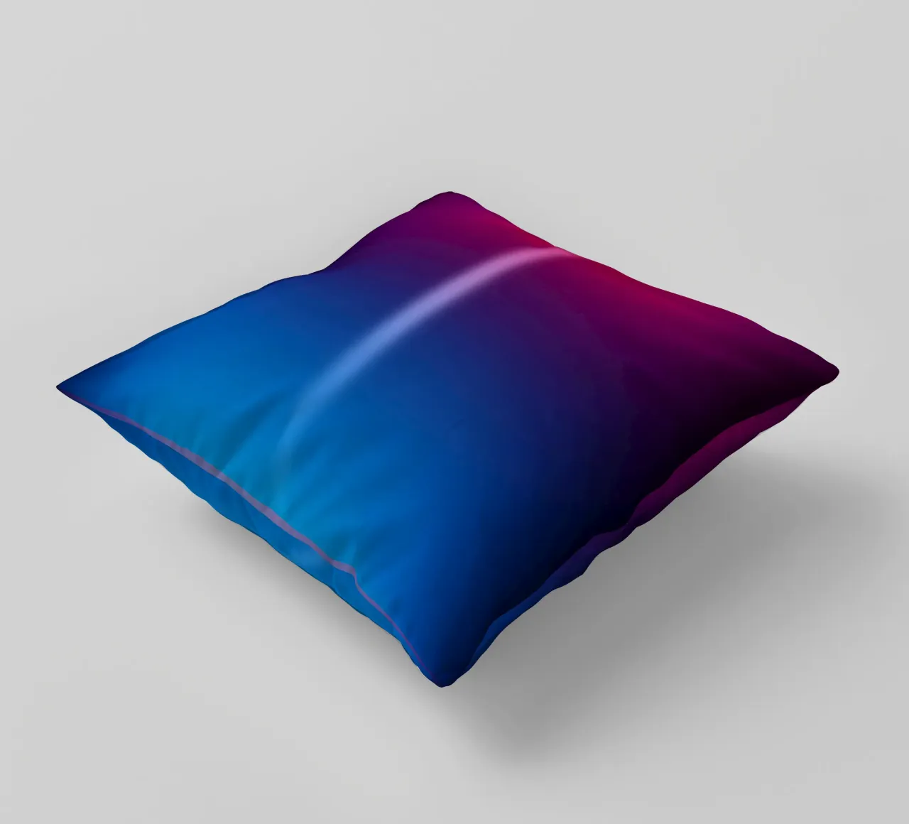 Gradient blue and red cuscino da Flo Klein