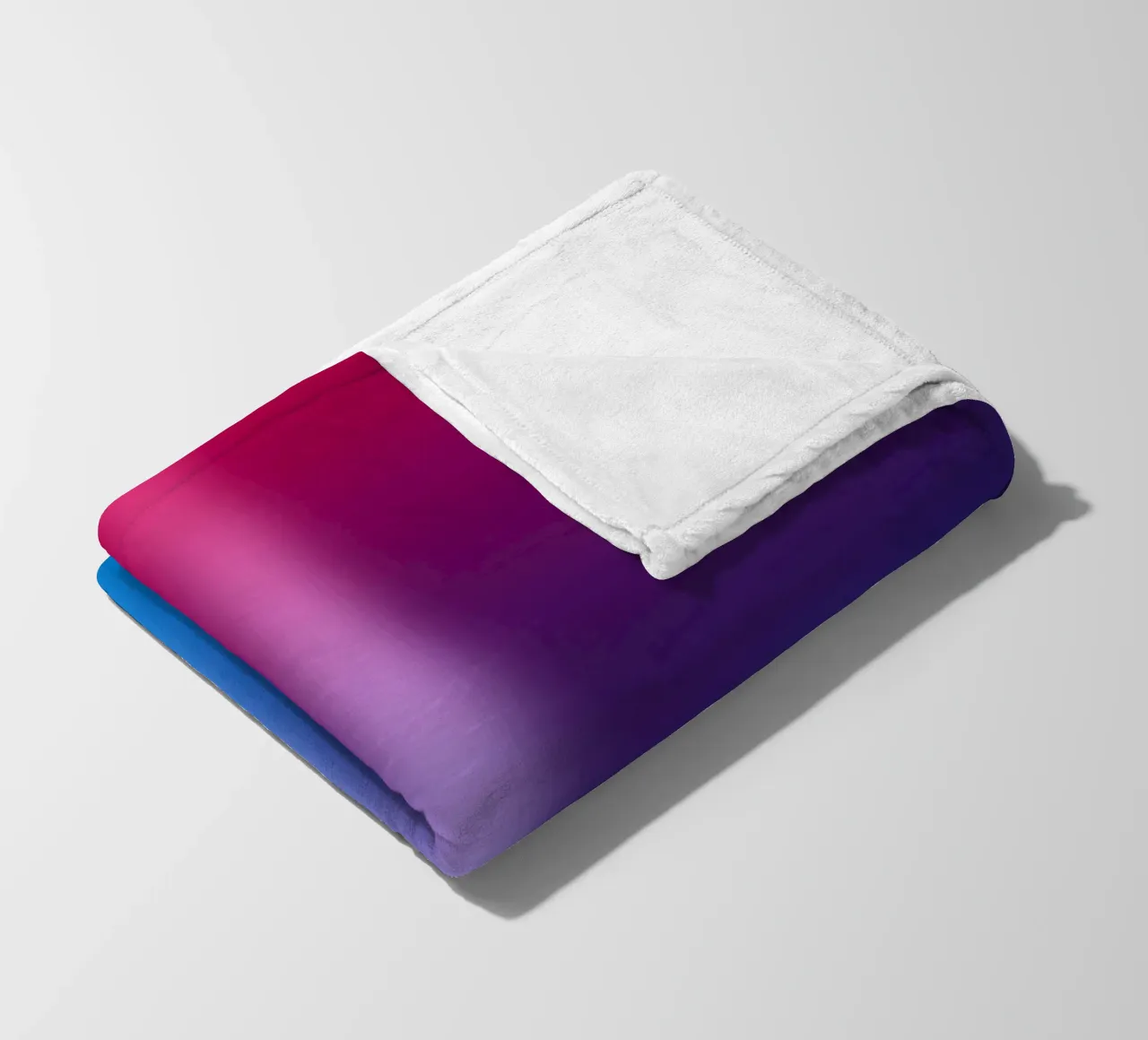Gradient blue and red coperta in pile da Flo Klein