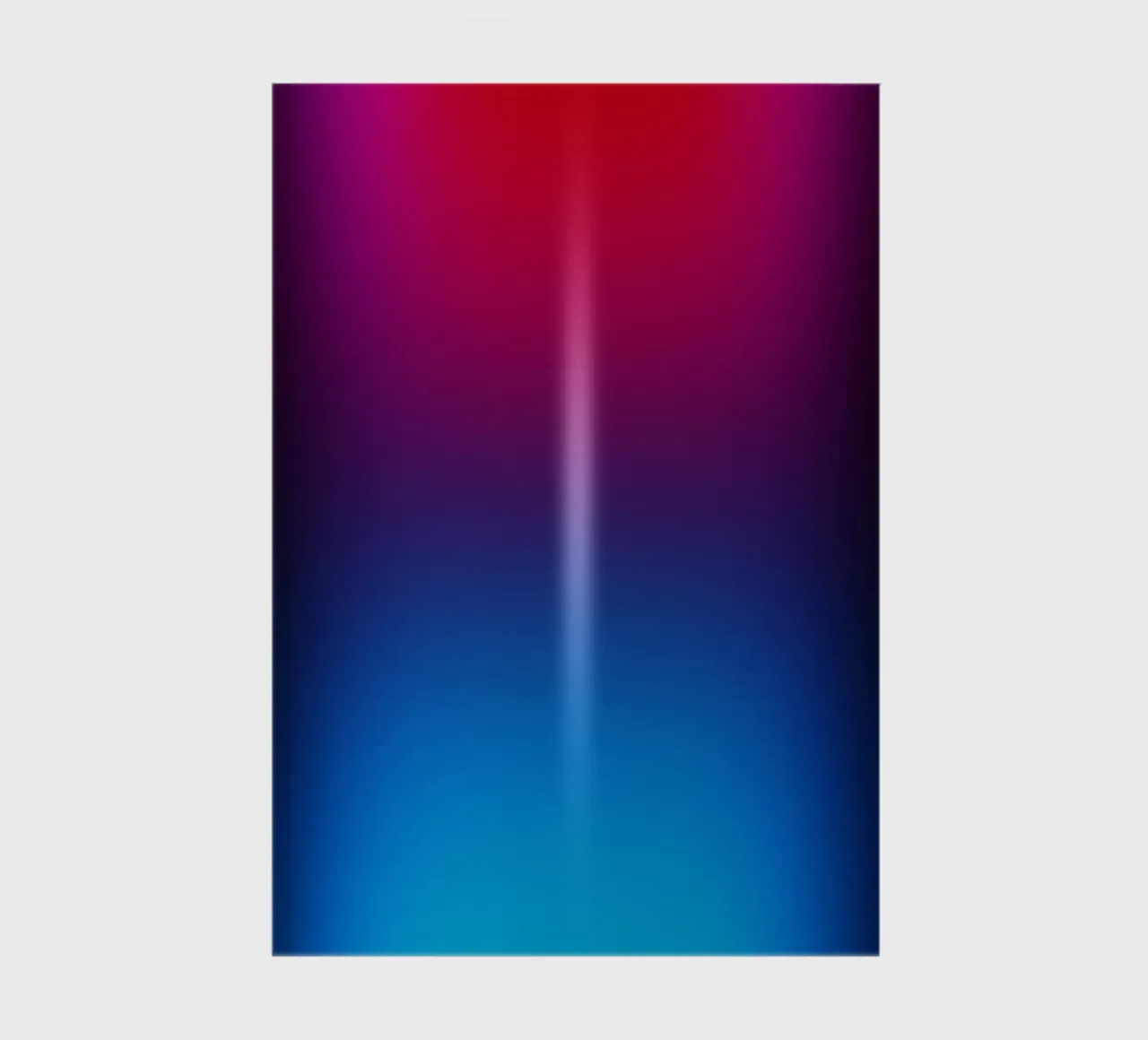 Gradient blue and red notebook by Flo Klein
