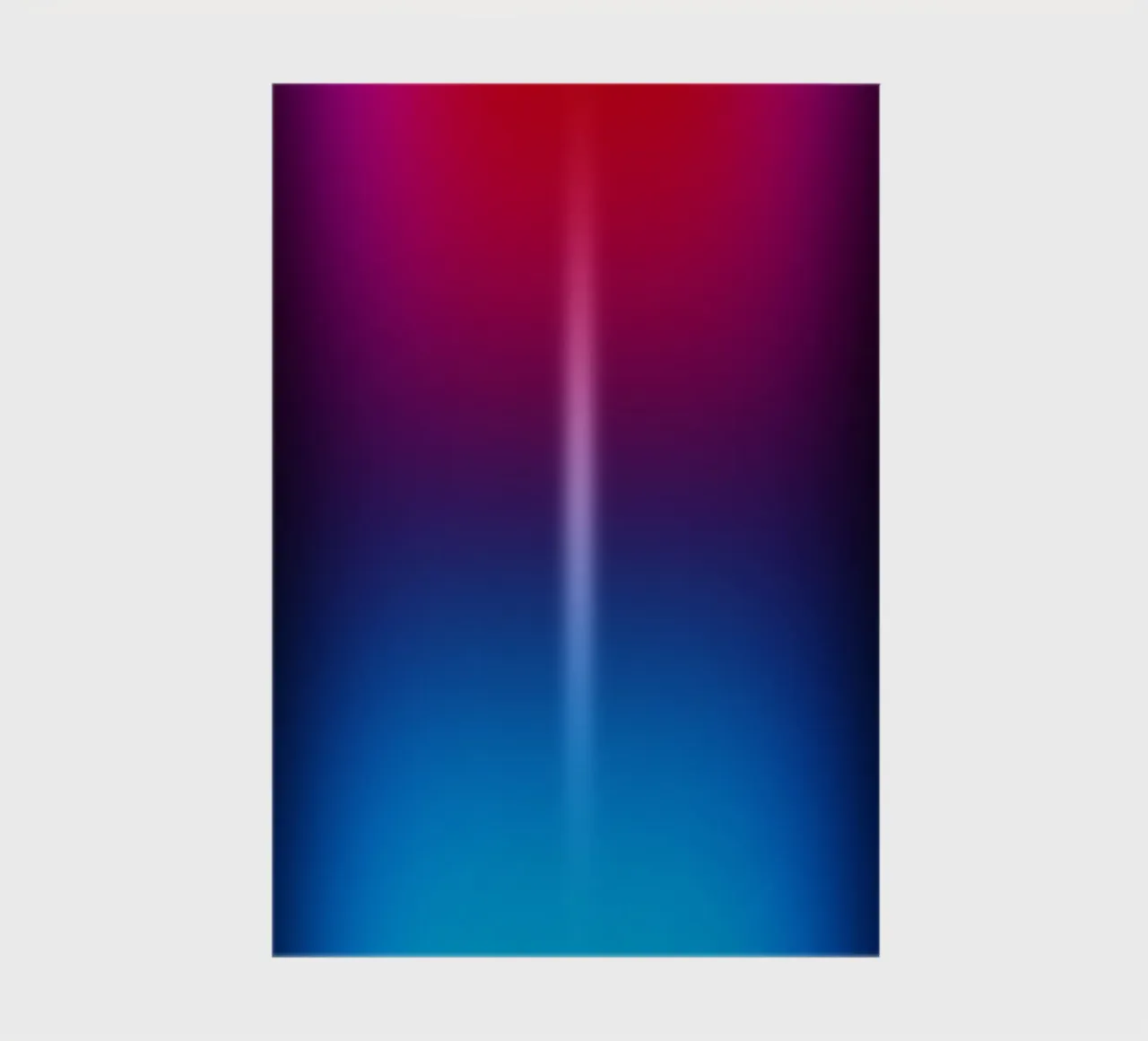 Gradient blue and red notebook by Flo Klein