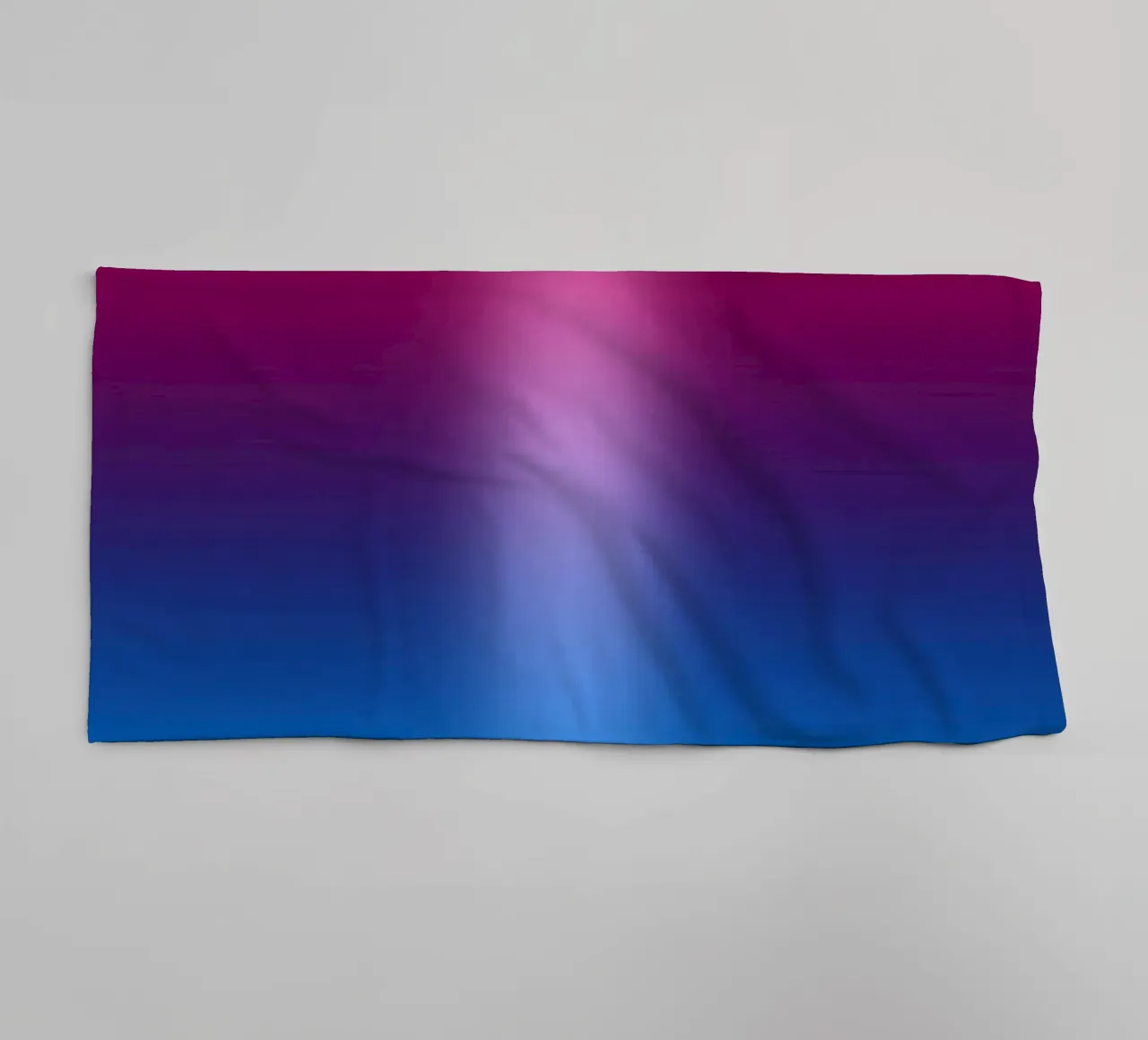 Gradient blue and red asciugamano da bagno da Flo Klein
