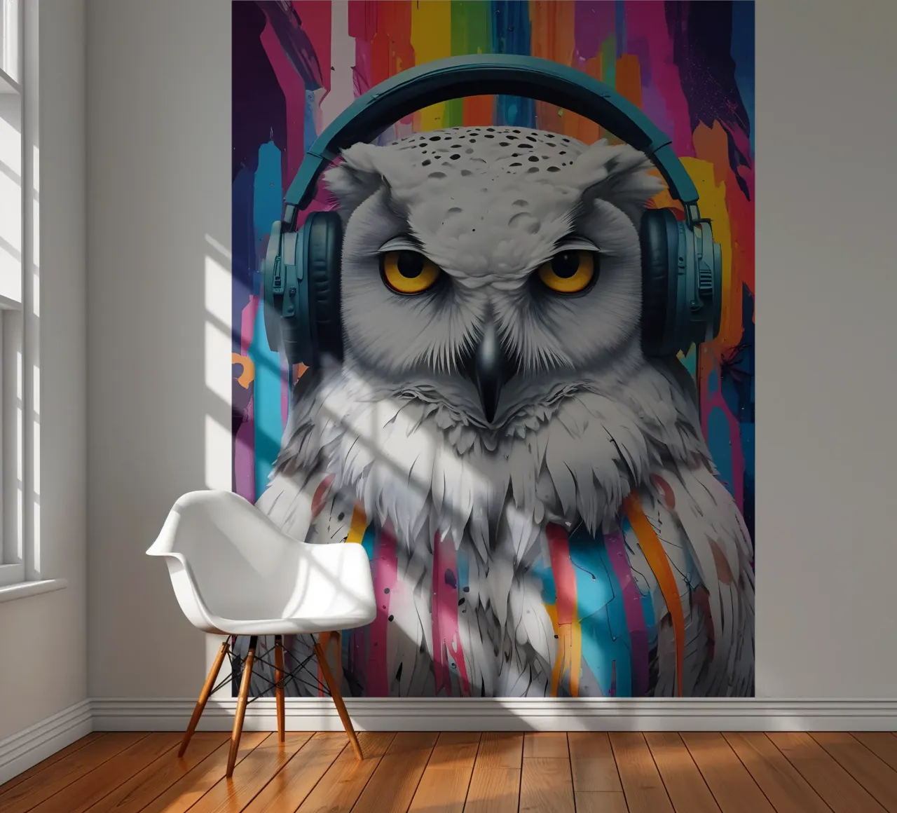 Owl meloman photo wallpaper by MakArena