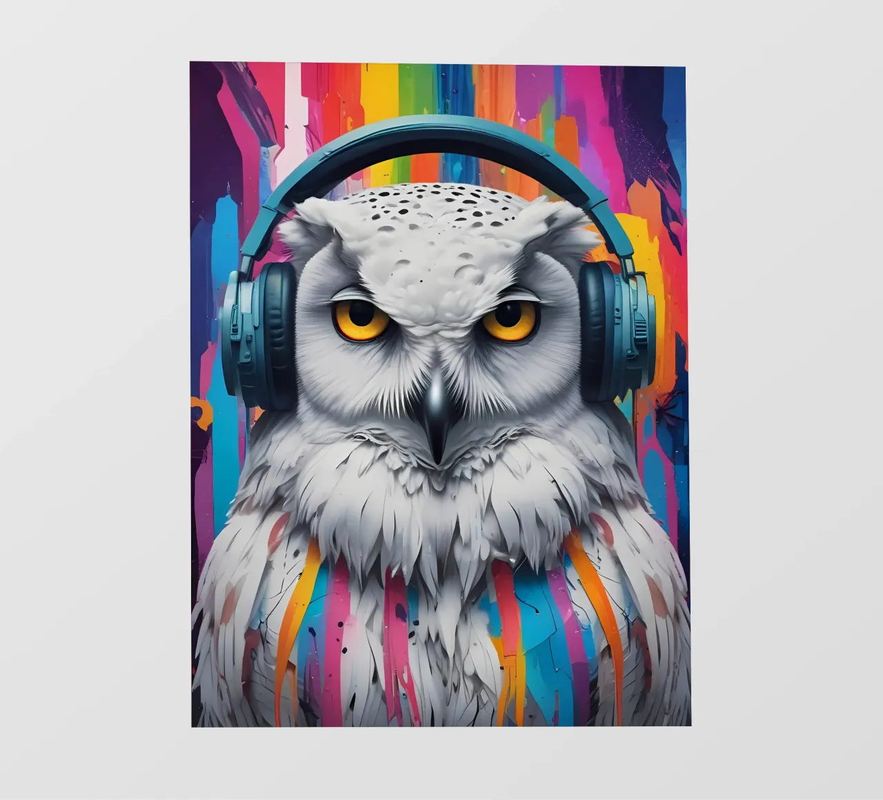Owl meloman photo wallpaper by MakArena