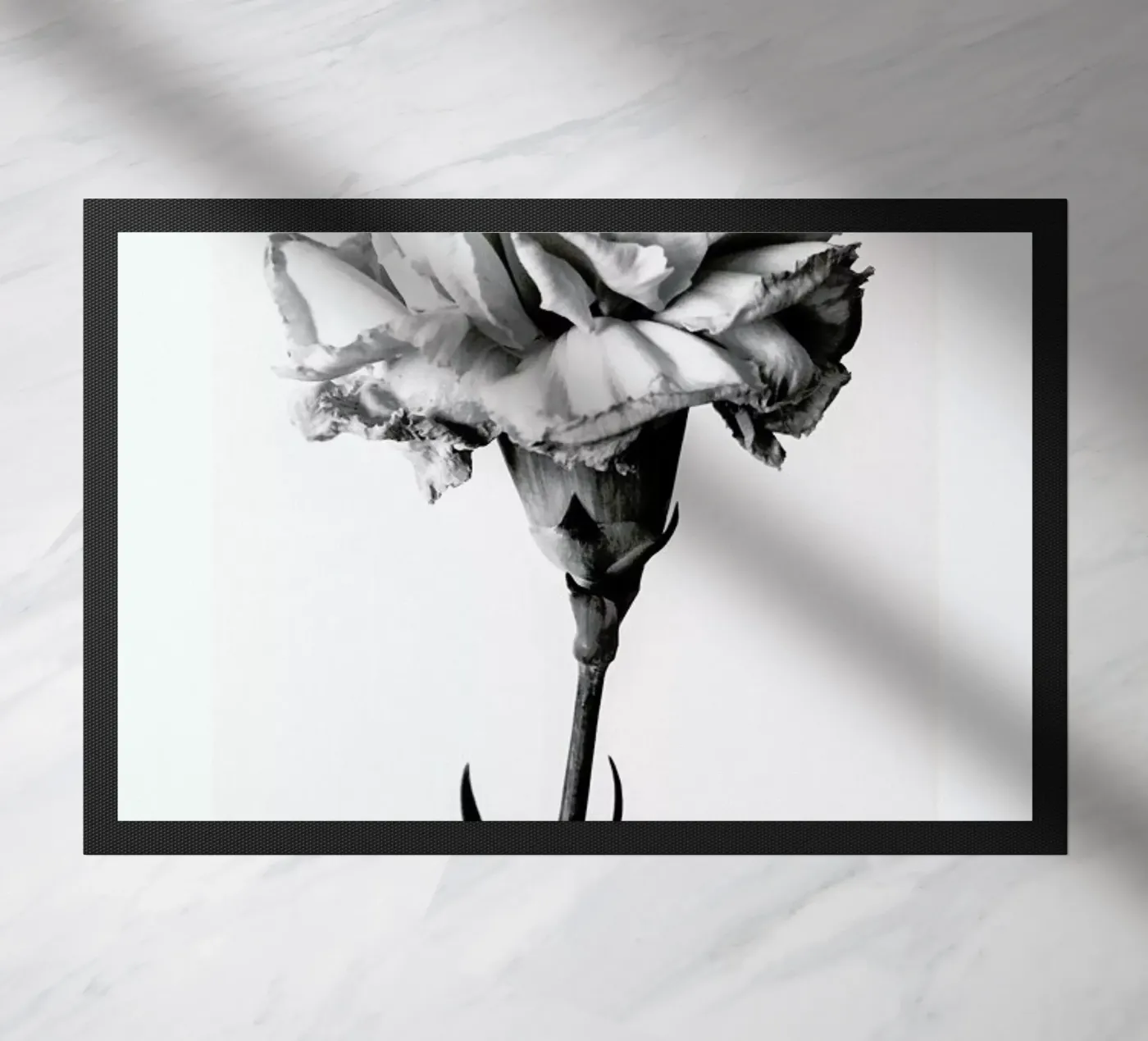 Carnation doormat by Flora & Fauna