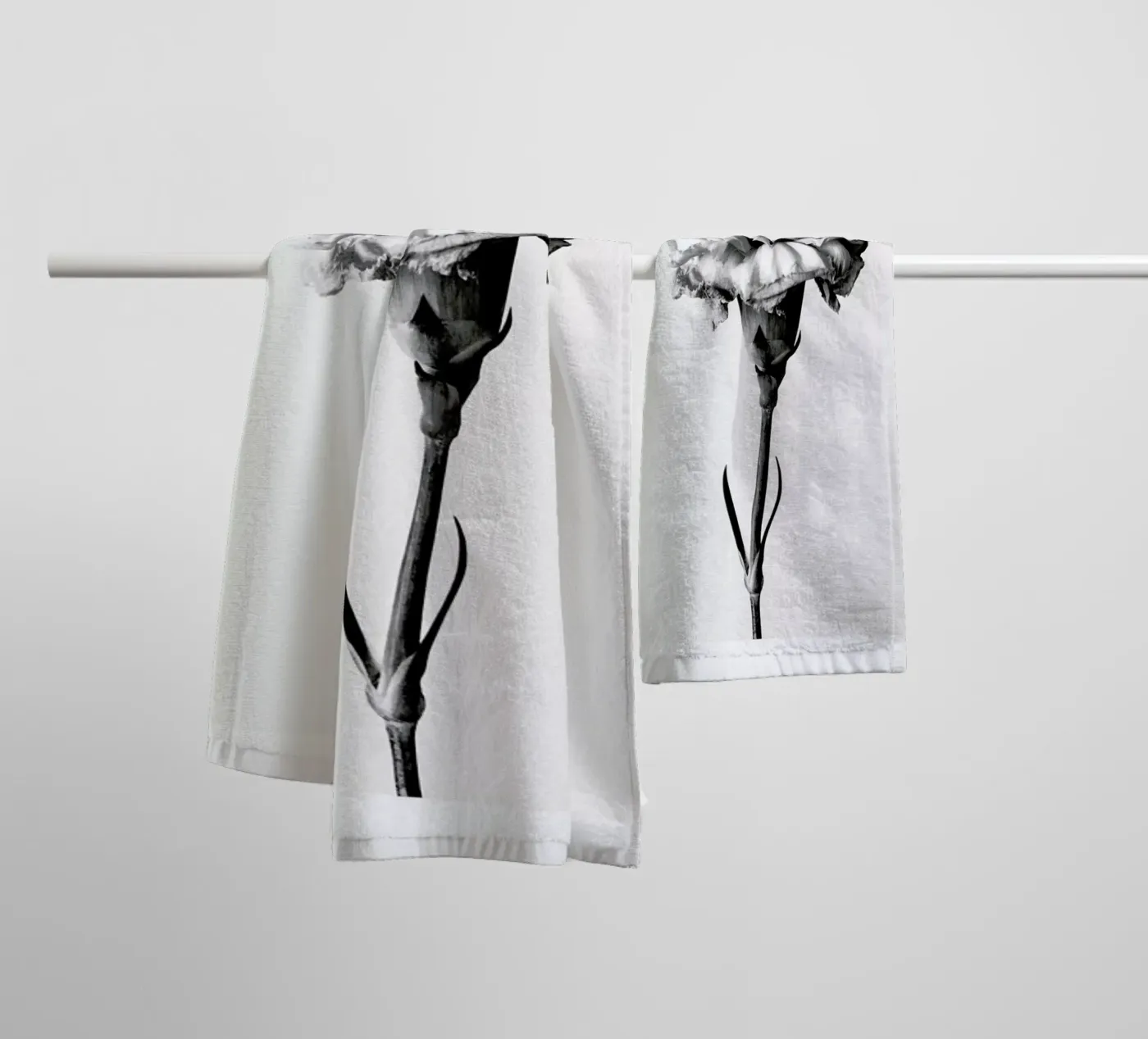 Carnation badhanddoek van Flora & Fauna