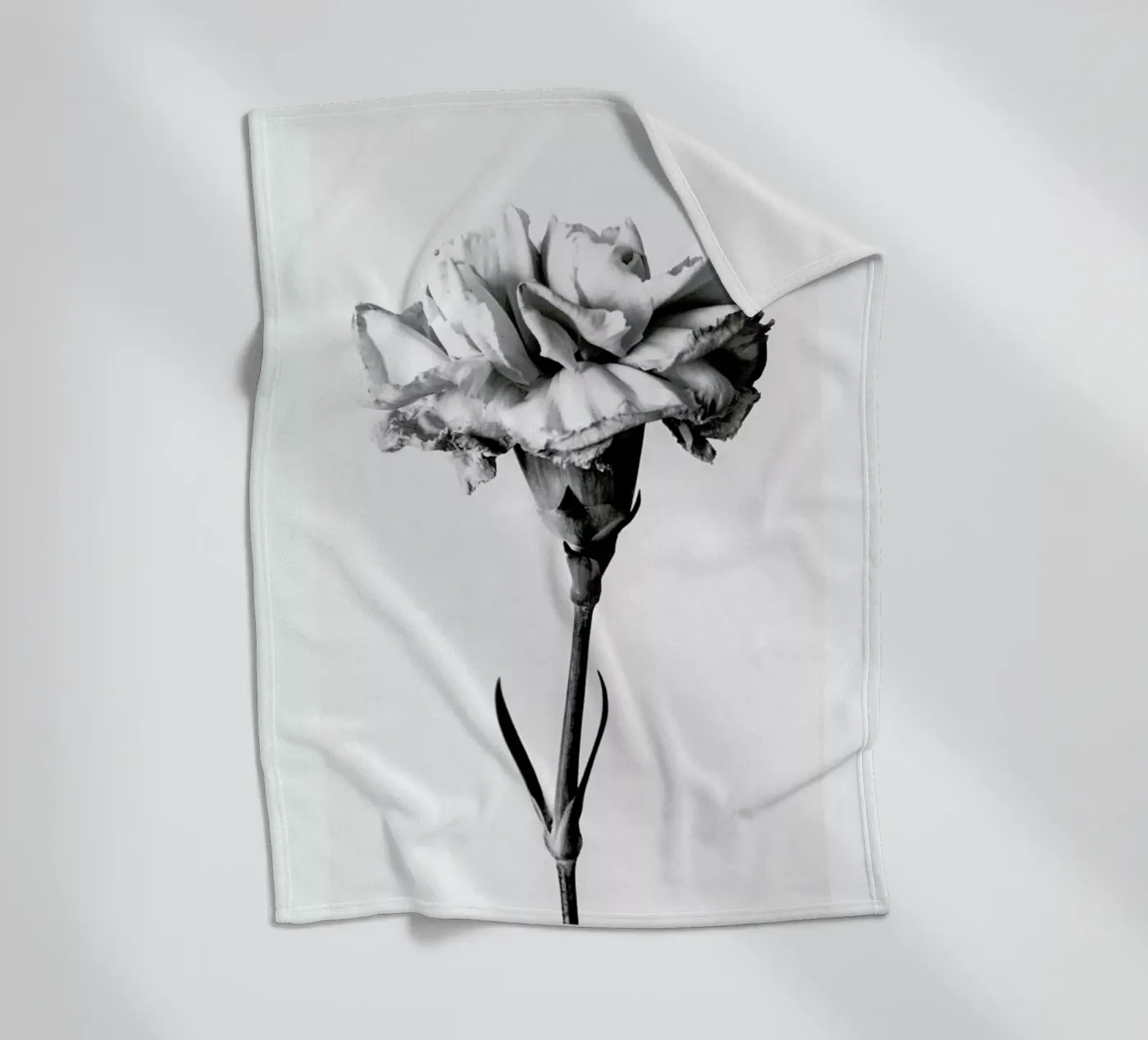 Carnation fleecedeken van Flora & Fauna