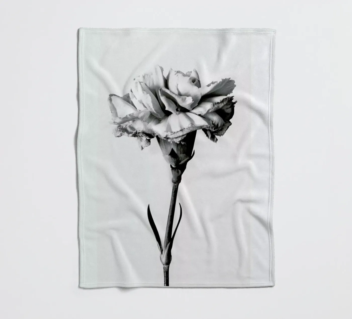 Carnation fleecedeken van Flora & Fauna