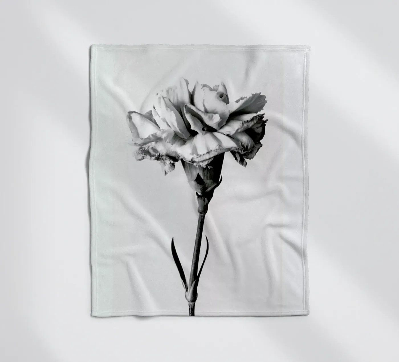 Carnation fleecedeken van Flora & Fauna