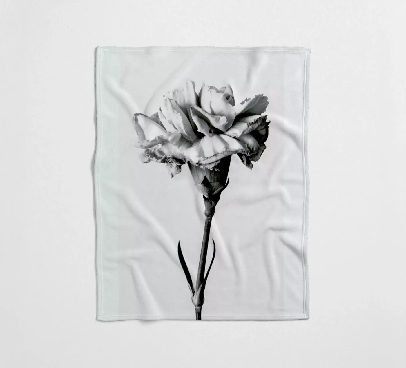 Carnation fleecedeken van Flora & Fauna