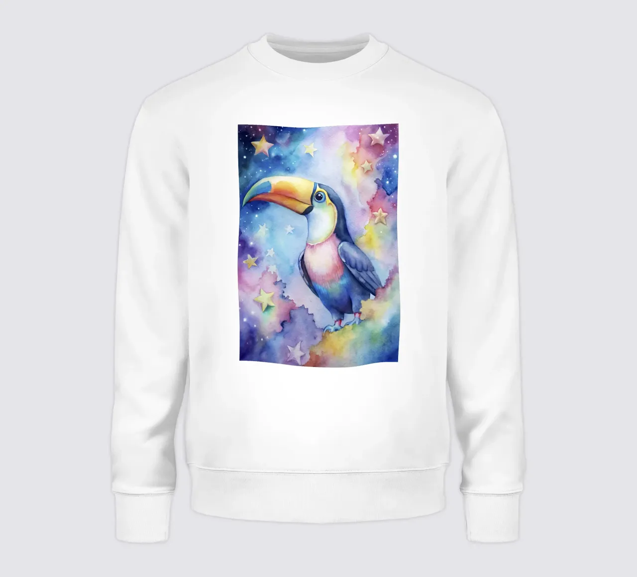 Tucano ad acquerello felpa da 🎁 ARTVI-SHOP