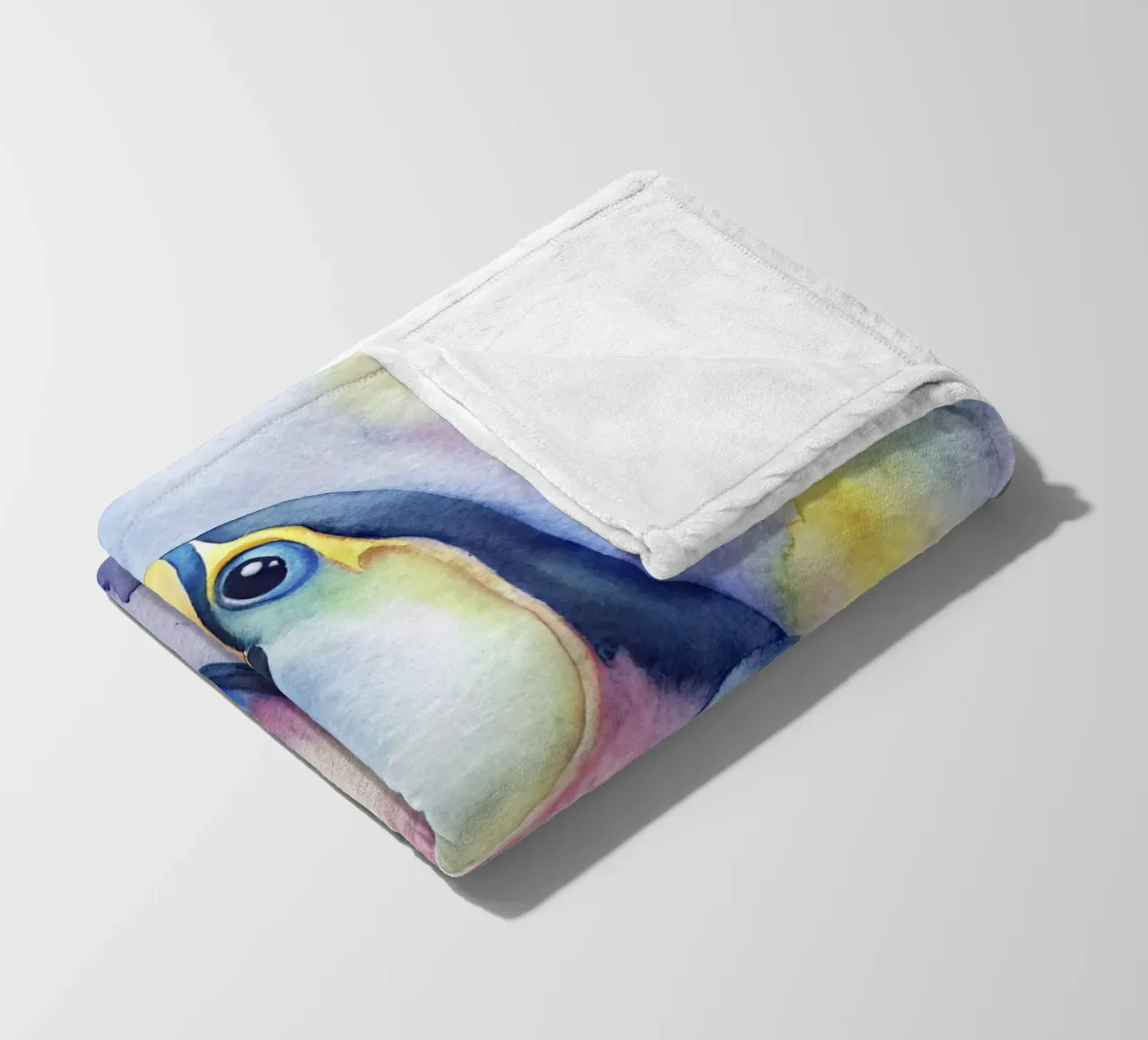 Tucano ad acquerello coperta in pile da 🎁 ARTVI-SHOP