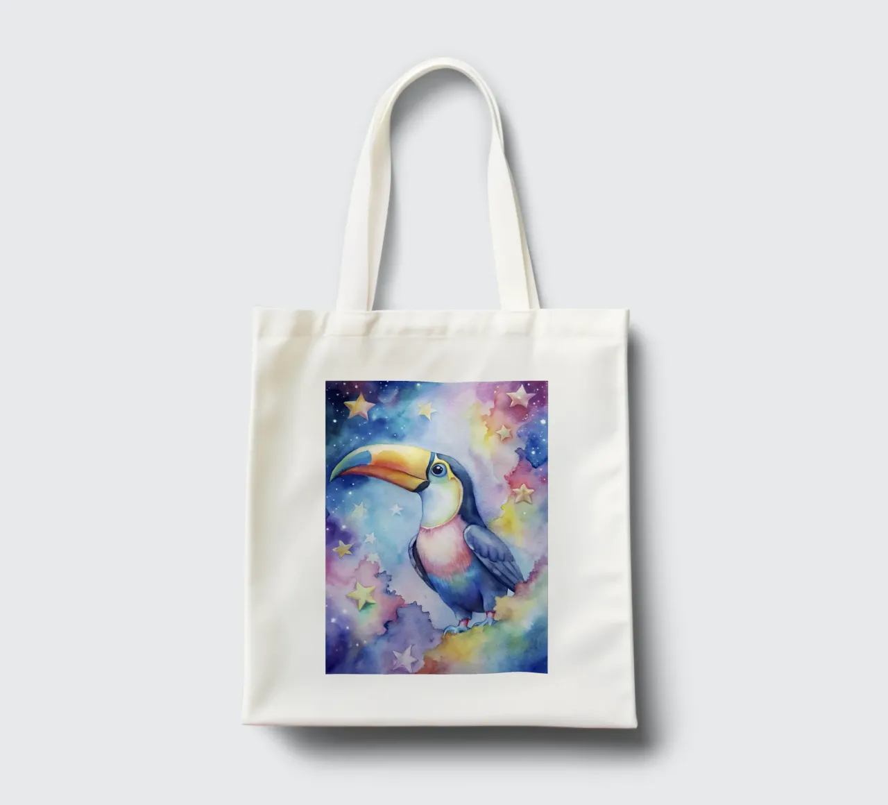 Tucano ad acquerello borsa in juta da 🎁 ARTVI-SHOP