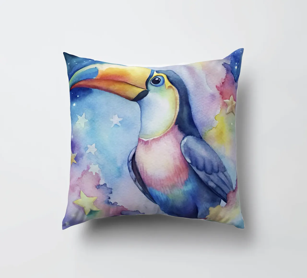 Tucano ad acquerello cuscino da 🎁 ARTVI-SHOP