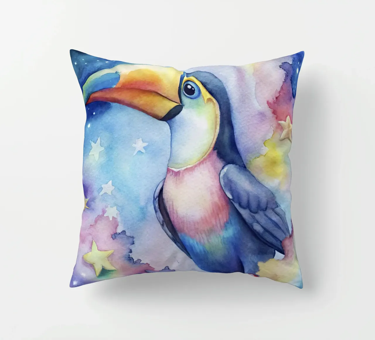 Tucano ad acquerello cuscino da 🎁 ARTVI-SHOP