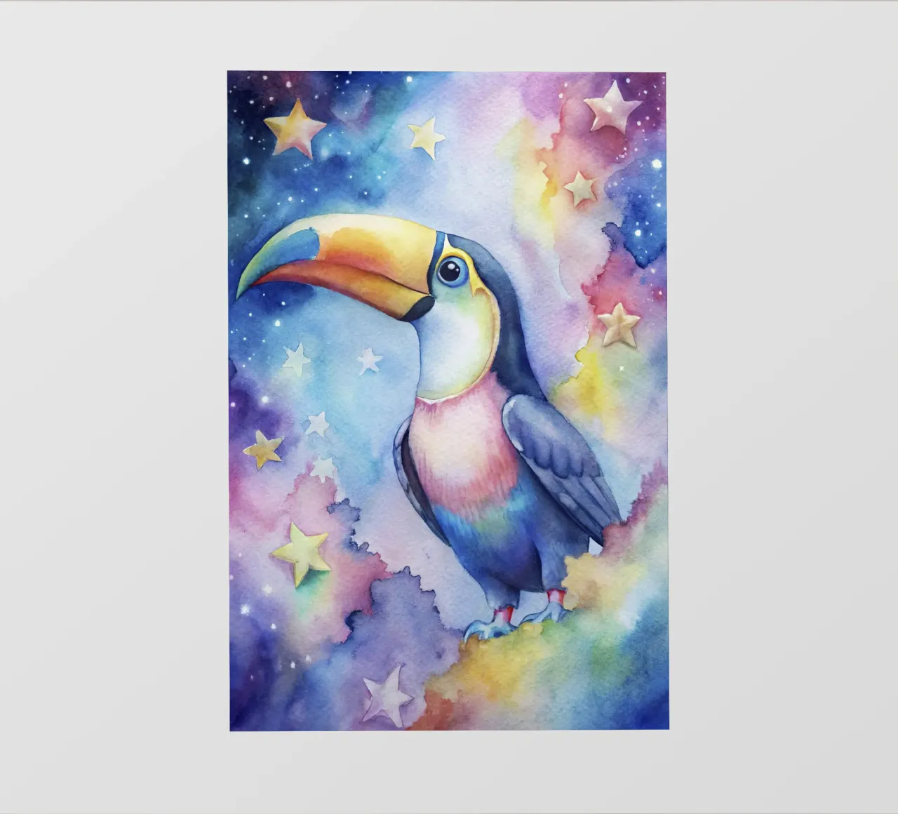 Tucano ad acquerello pellicola backlit da 🎁 ARTVI-SHOP
