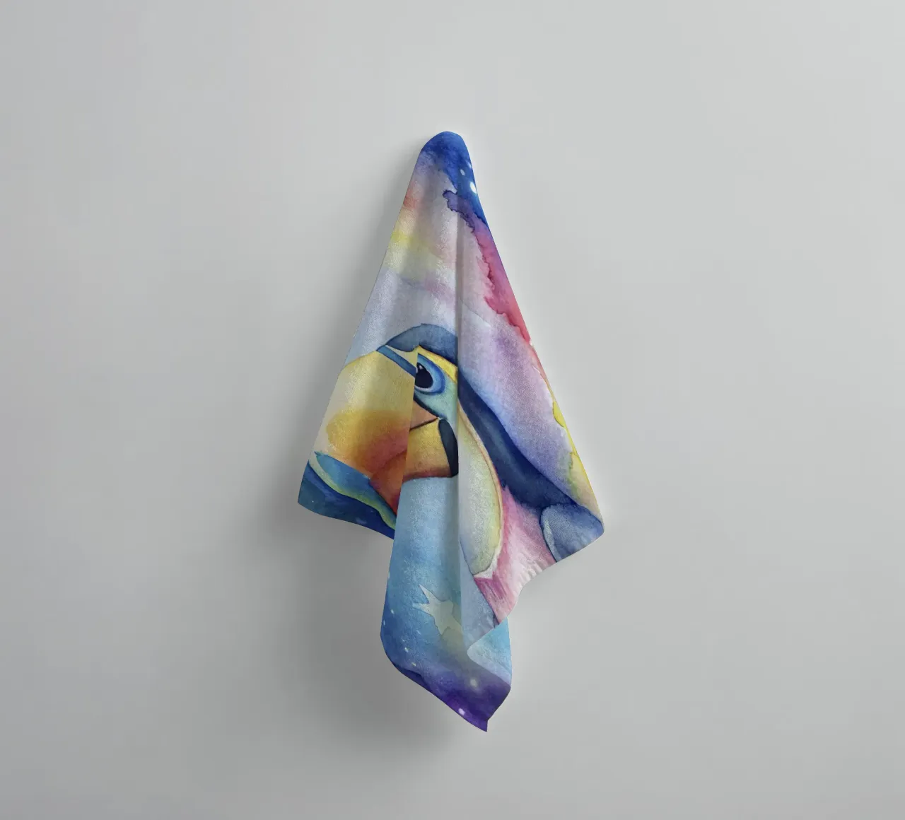 Tucano ad acquerello asciugamano da bagno da 🎁 ARTVI-SHOP