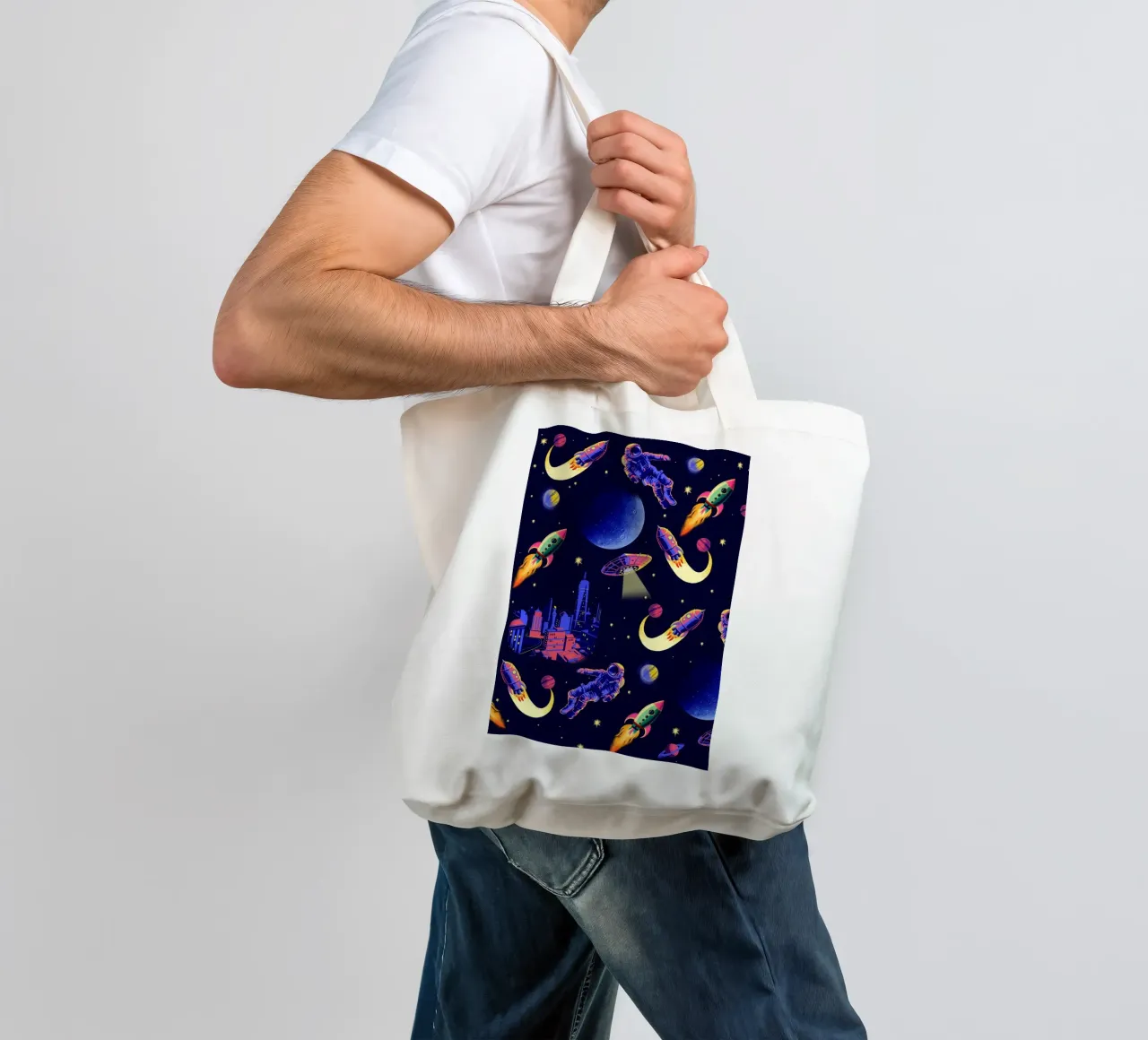 Space Pattern tote bag by Rocket68