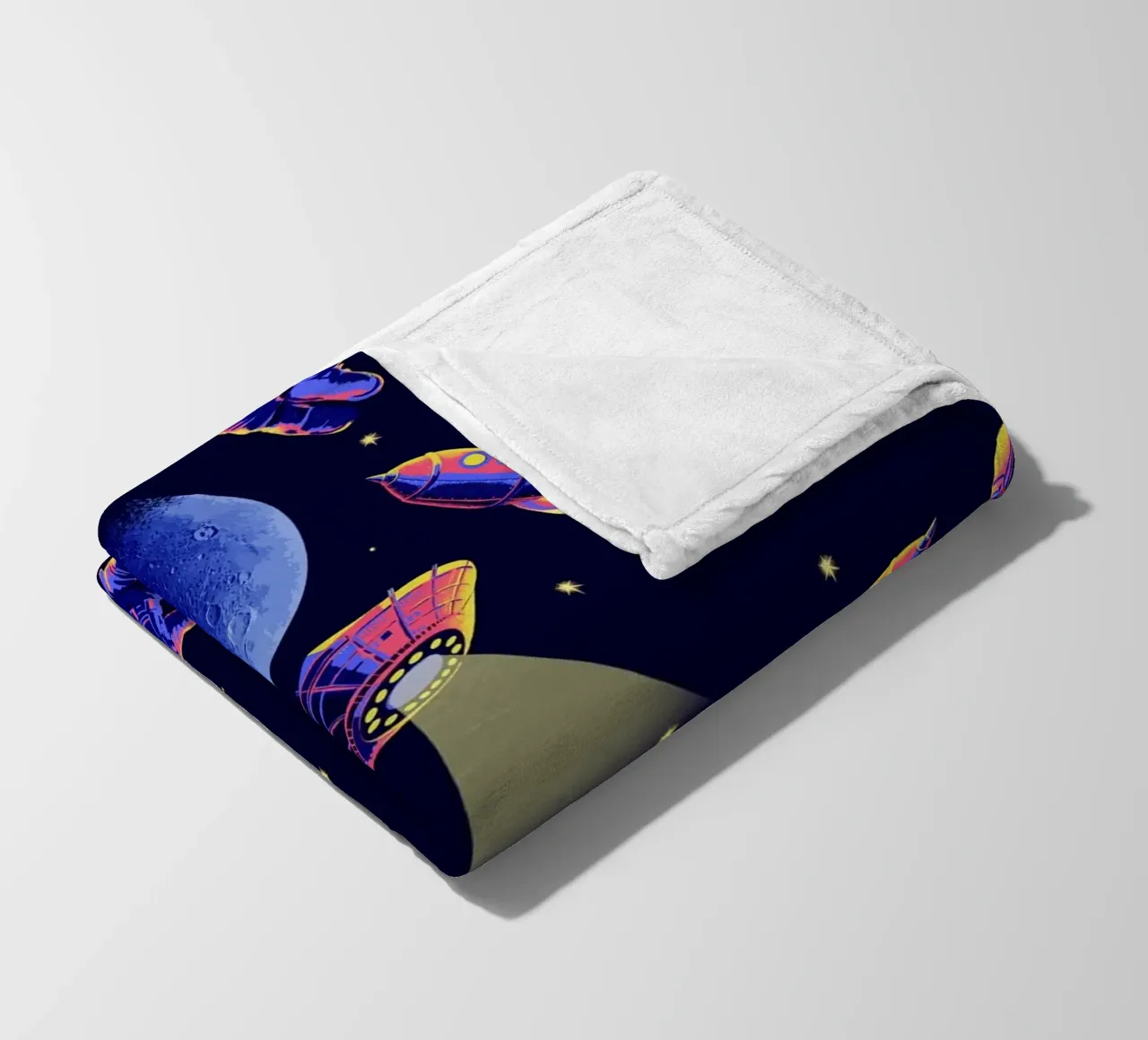 Space Pattern fleece blanket by Rocket68