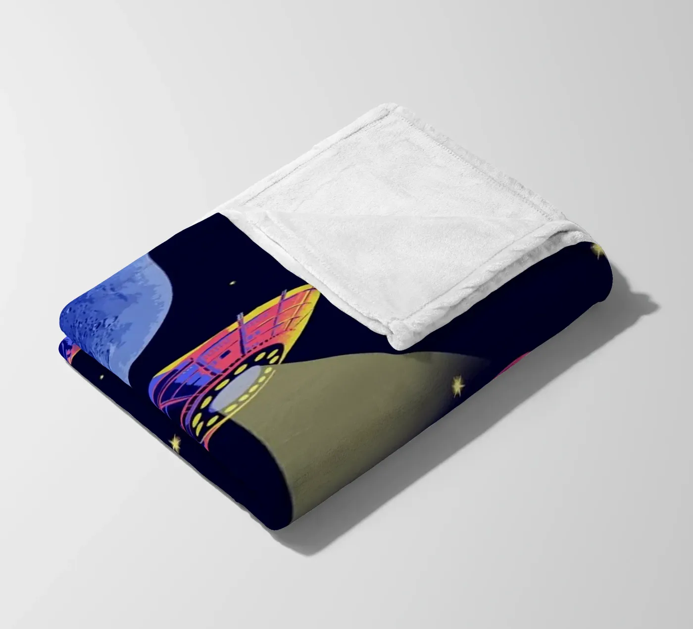 Space Pattern fleece blanket by Rocket68