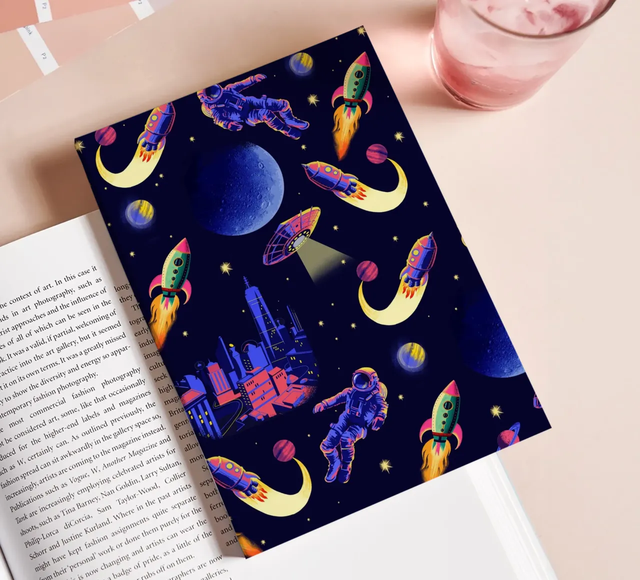 Space Pattern notebook by Rocket68