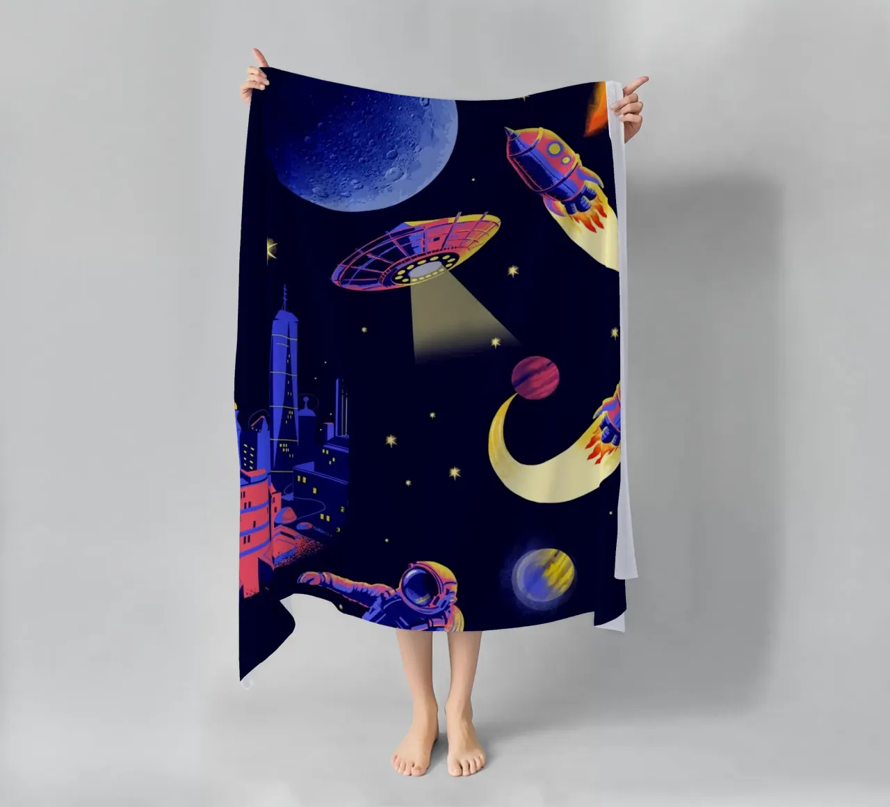 Space Pattern beach towel by Rocket68