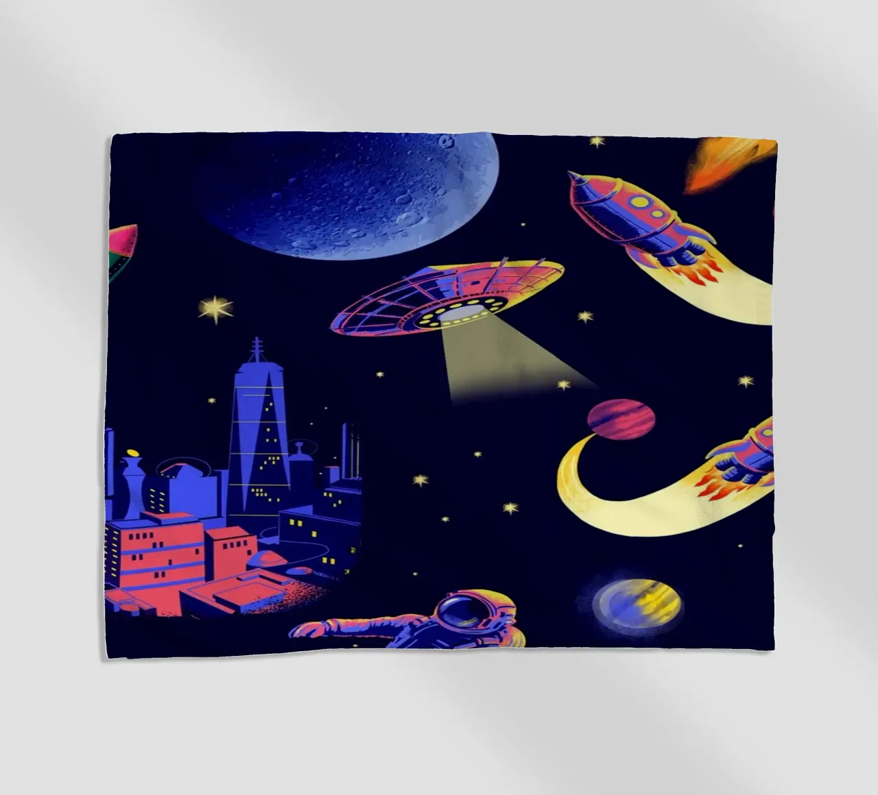 Space Pattern beach towel by Rocket68