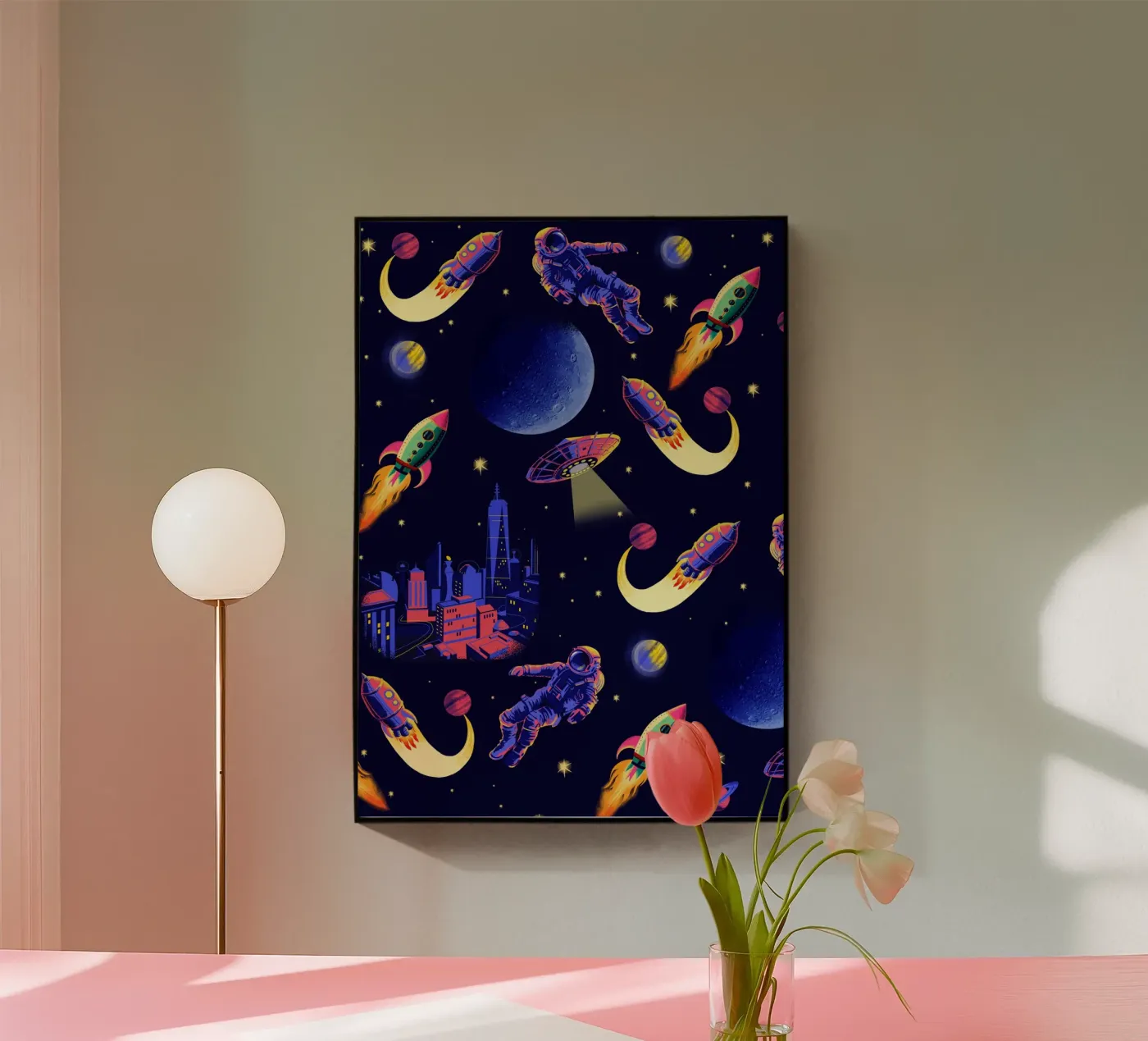 Space Pattern acrylic glass by Rocket68