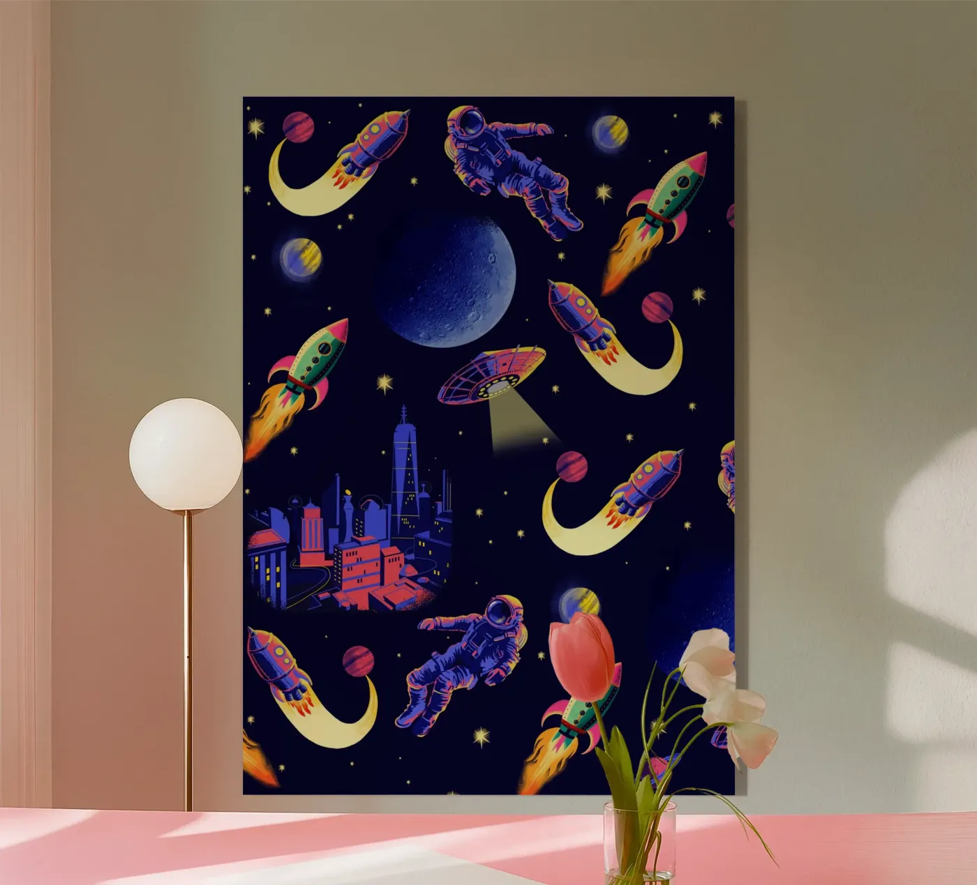 Space Pattern acrylic glass by Rocket68