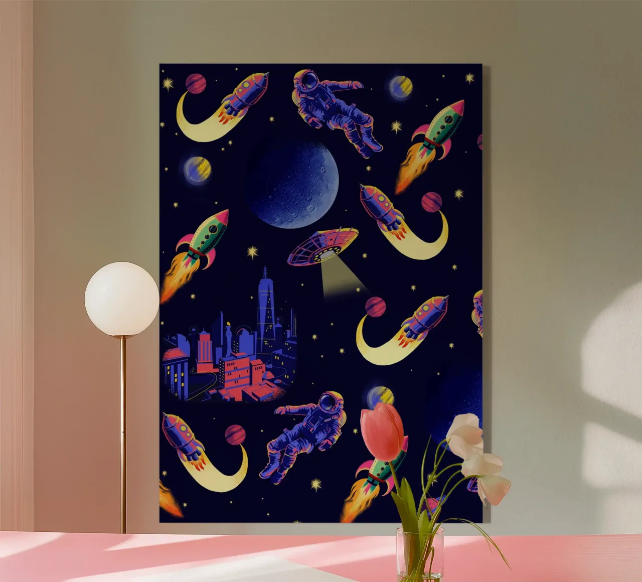 Modello spaziale plexiglass da Rocket68