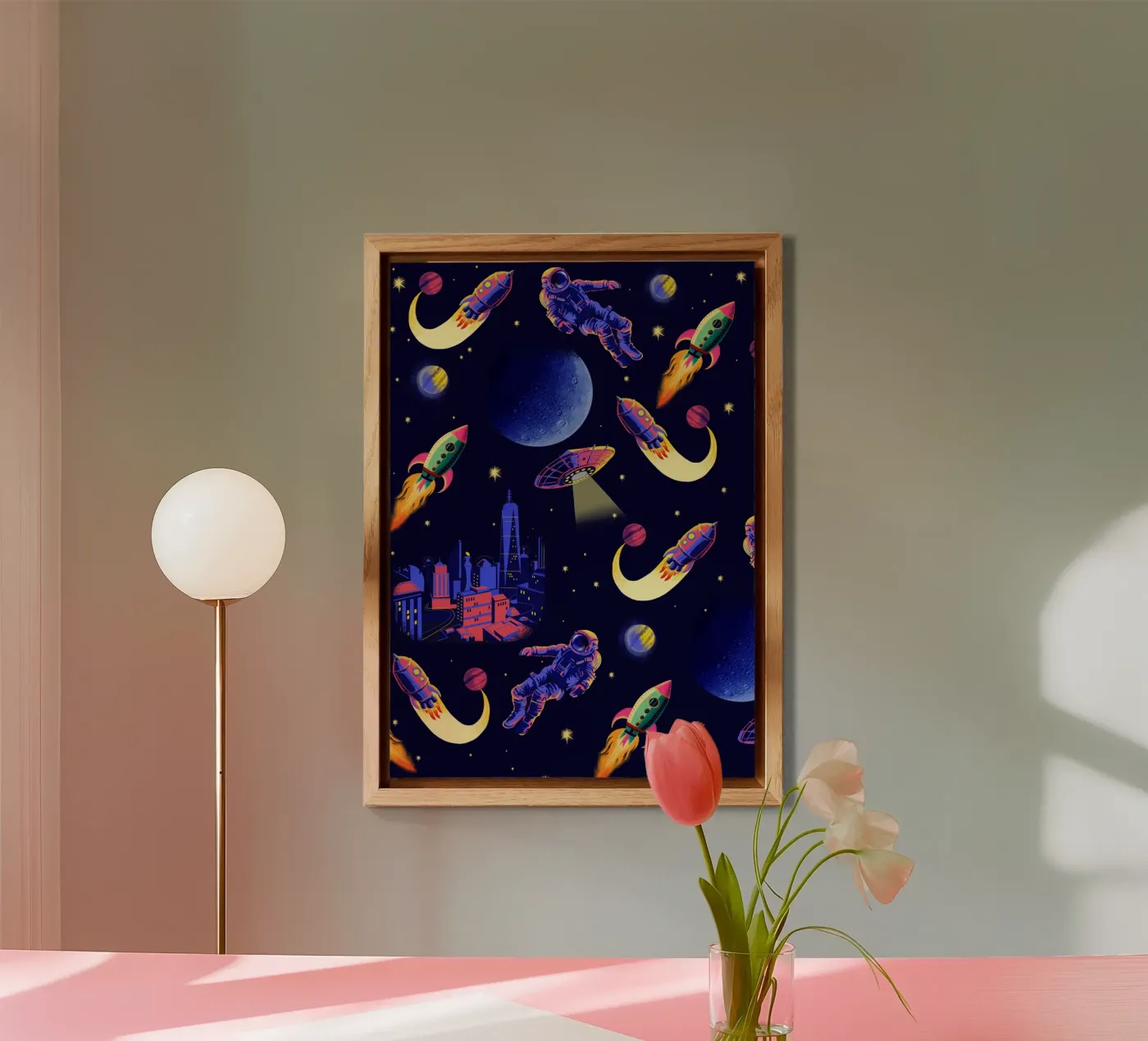 Space Pattern pannello forex da Rocket68