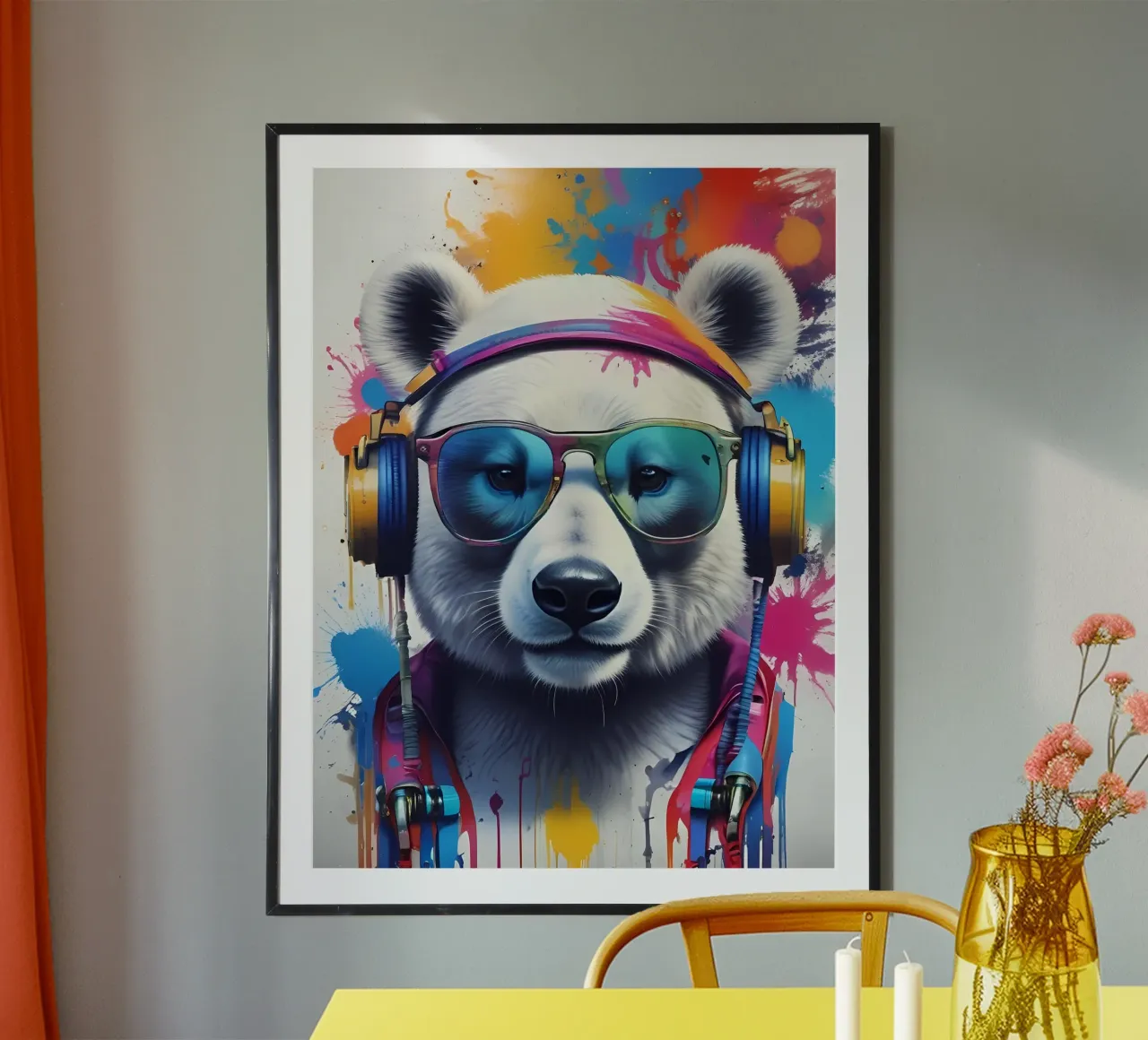 Polar bear meloman hahnemühle by MakArena