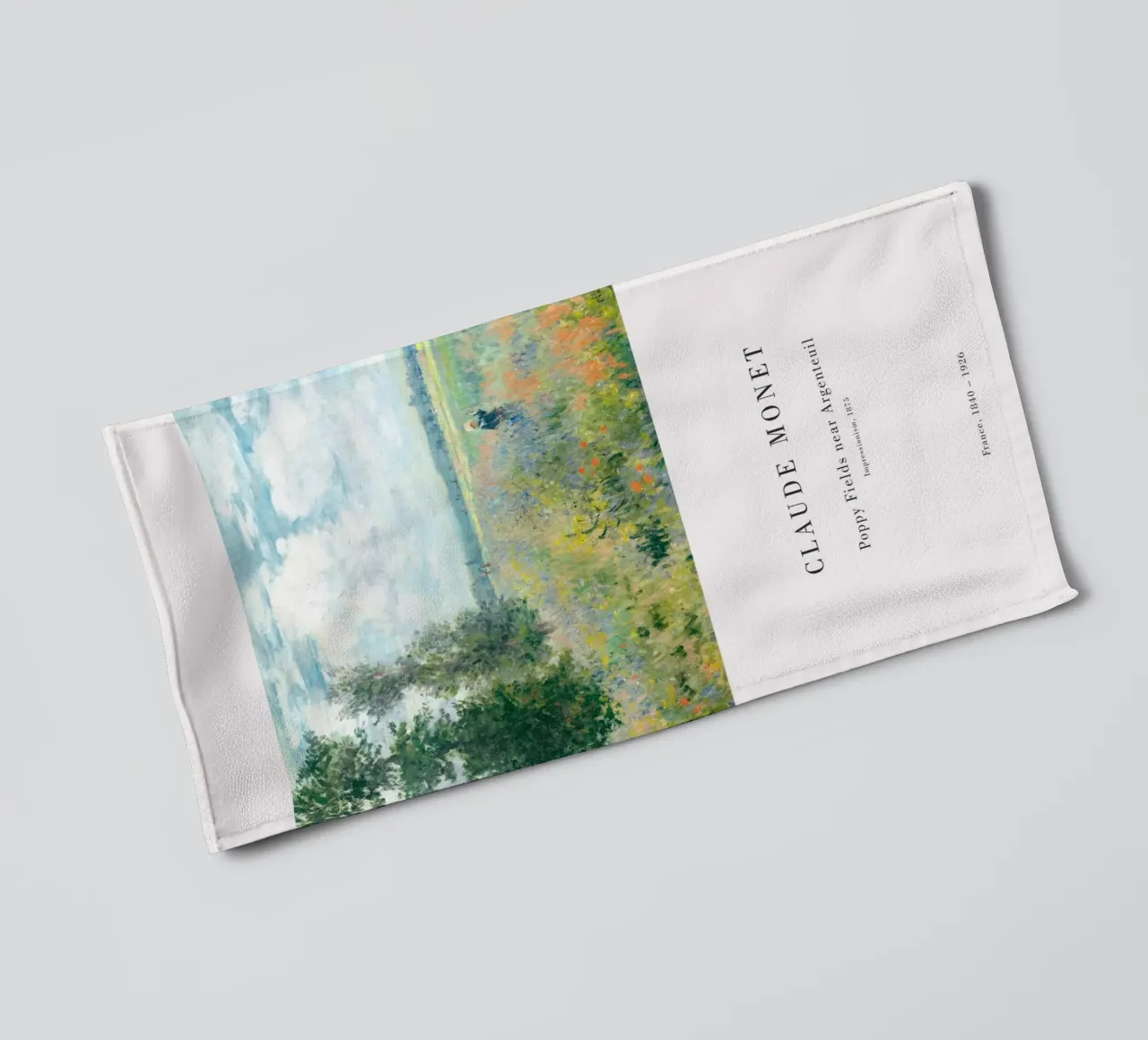 Claude Monet - Mohnfeld bei Argenteuil Handtuch von Old Masters