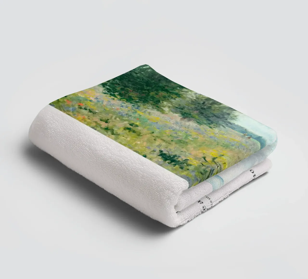 Claude Monet - Mohnfeld bei Argenteuil Handtuch von Old Masters