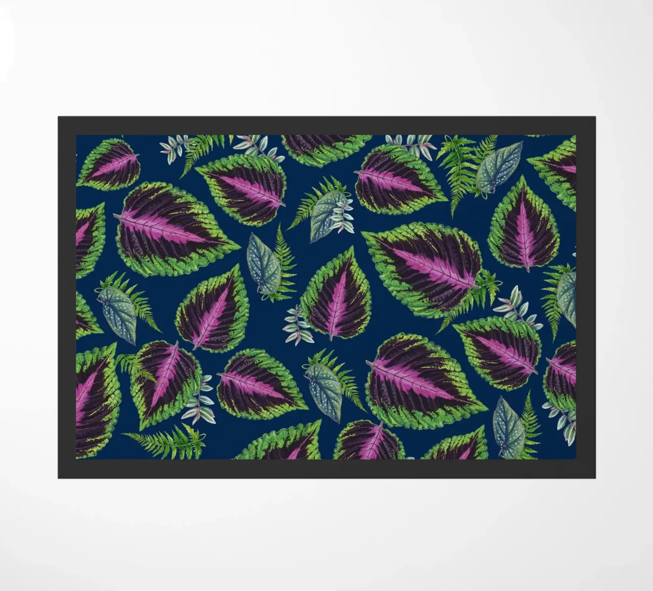 Houseplant Pattern doormat by Rocket68