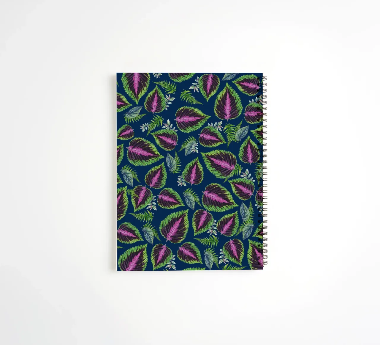 Houseplant Pattern spiral notebook by Rocket68