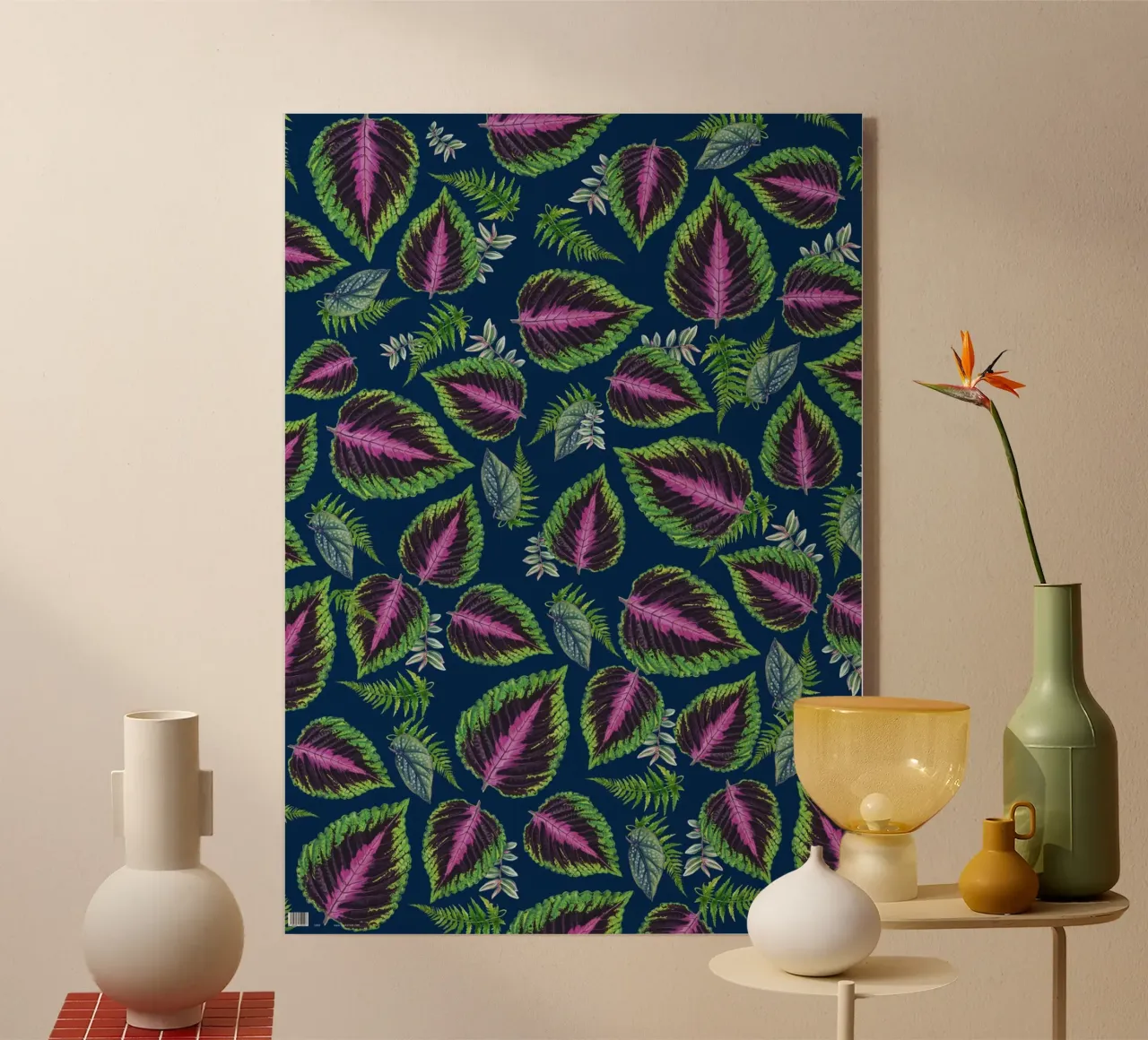 Houseplant Pattern acryl van Rocket68