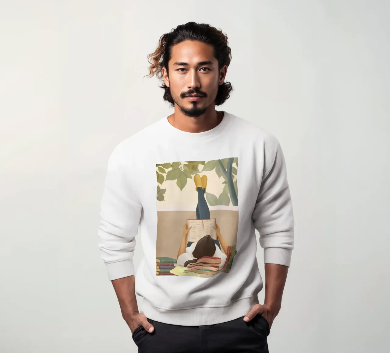 Bookworm sweatshirt van Flow Line